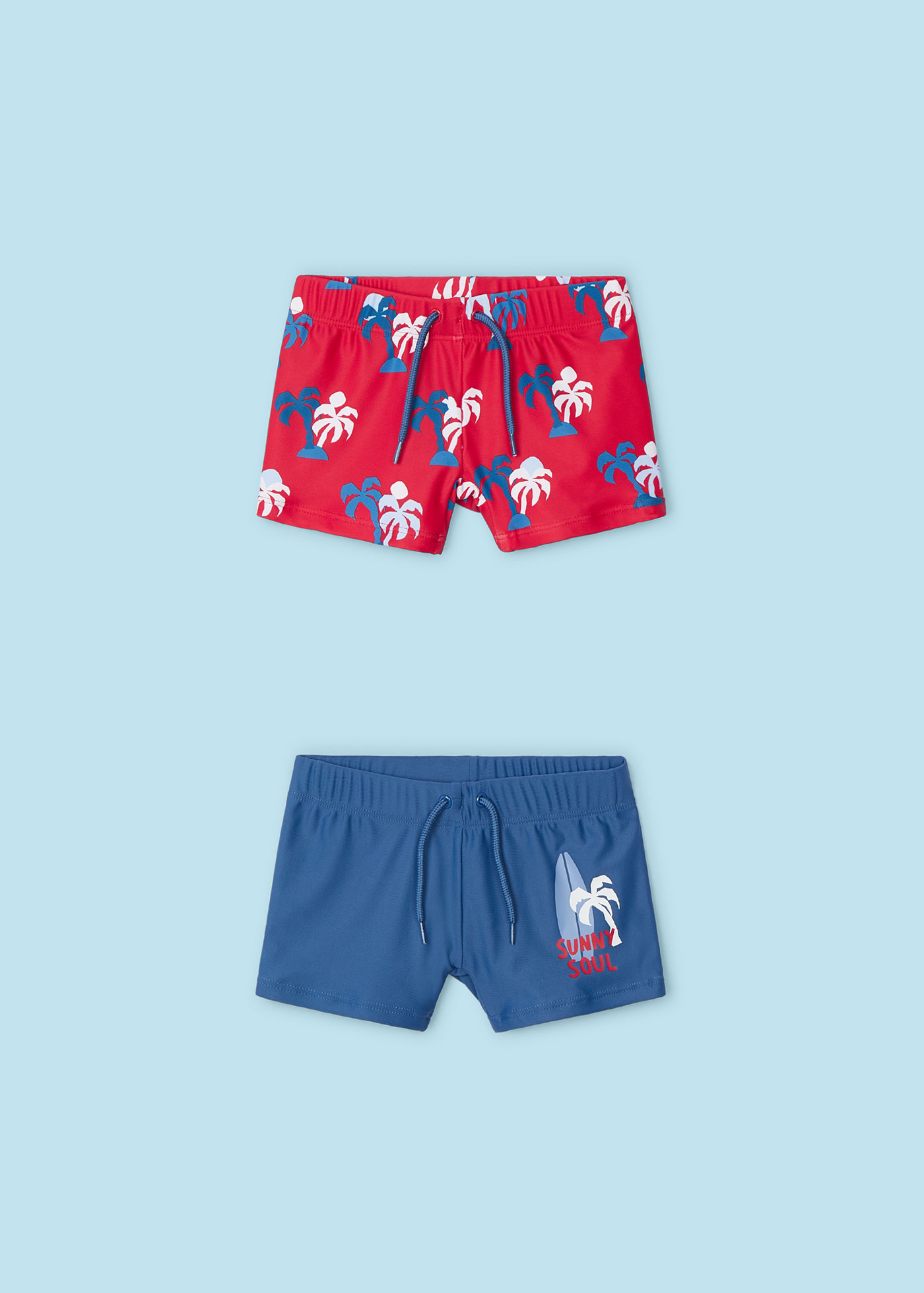 Boys 2 pack swim trunks Watermelon Mayoral