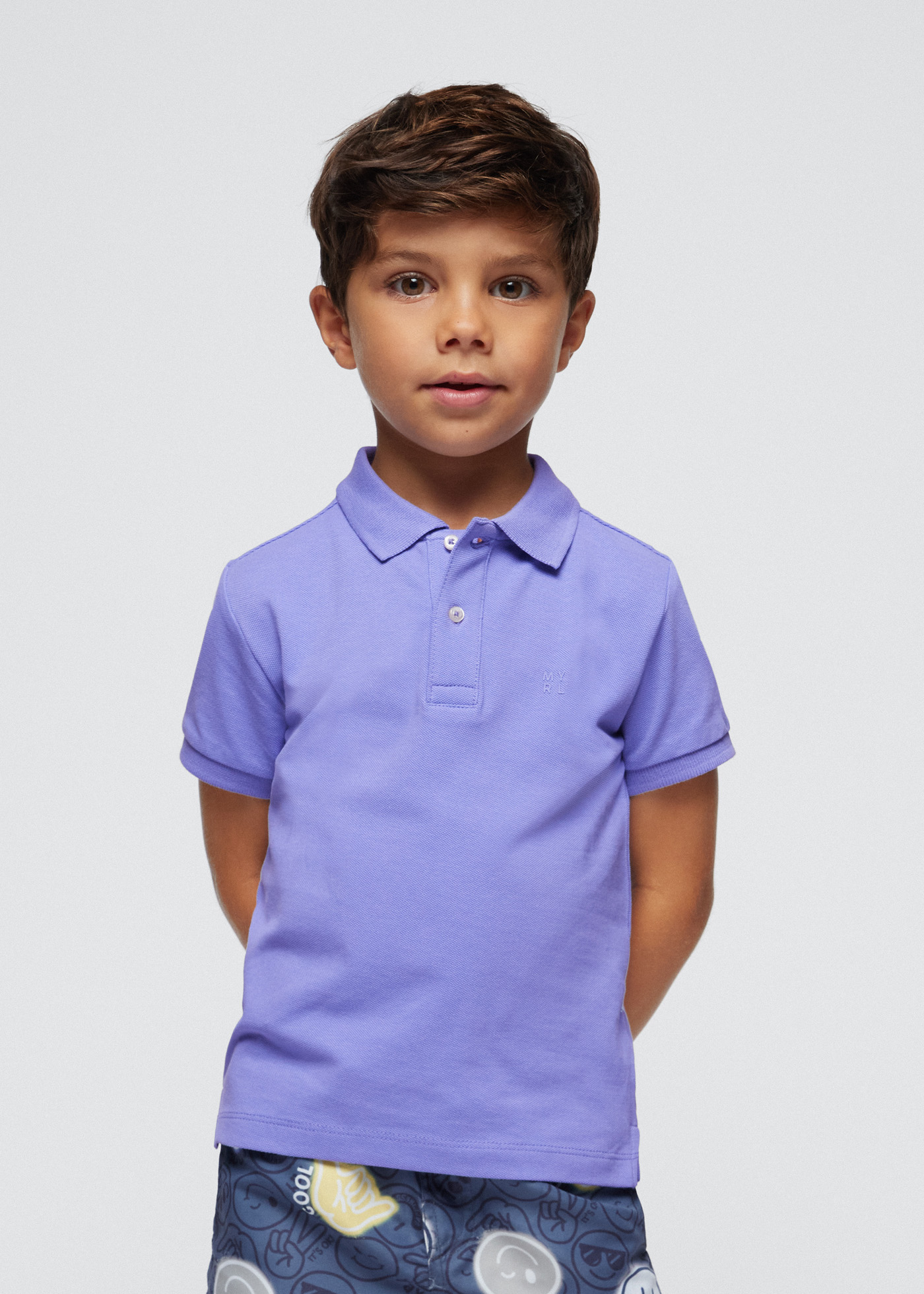 Purple polo toddler boy hotsell