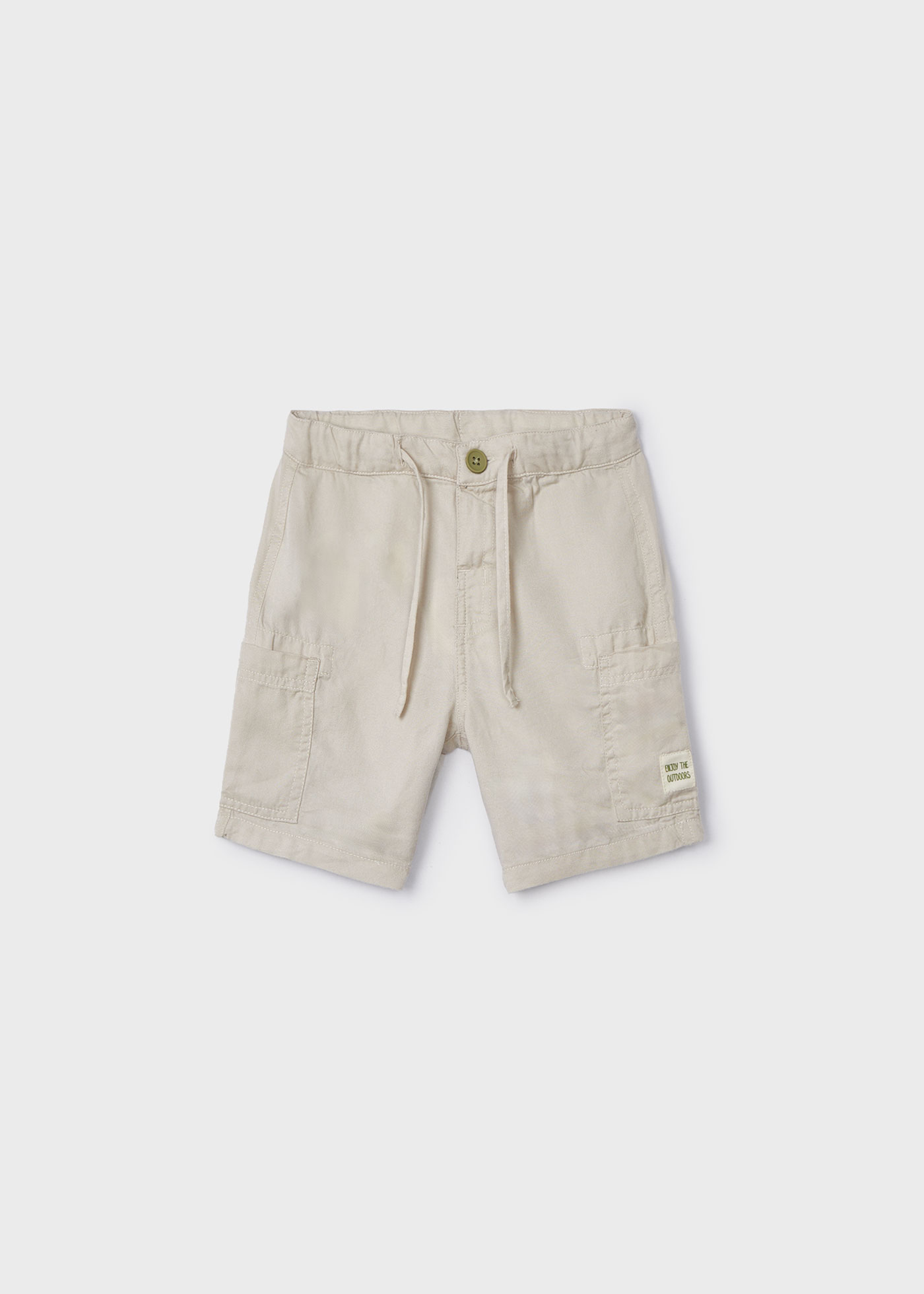 Boys shorts pockets TENCEL™ Lyocell Oats | Mayoral