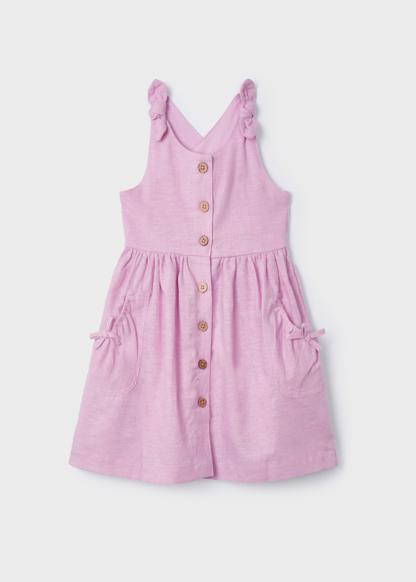 Girls linen dress | Mayoral