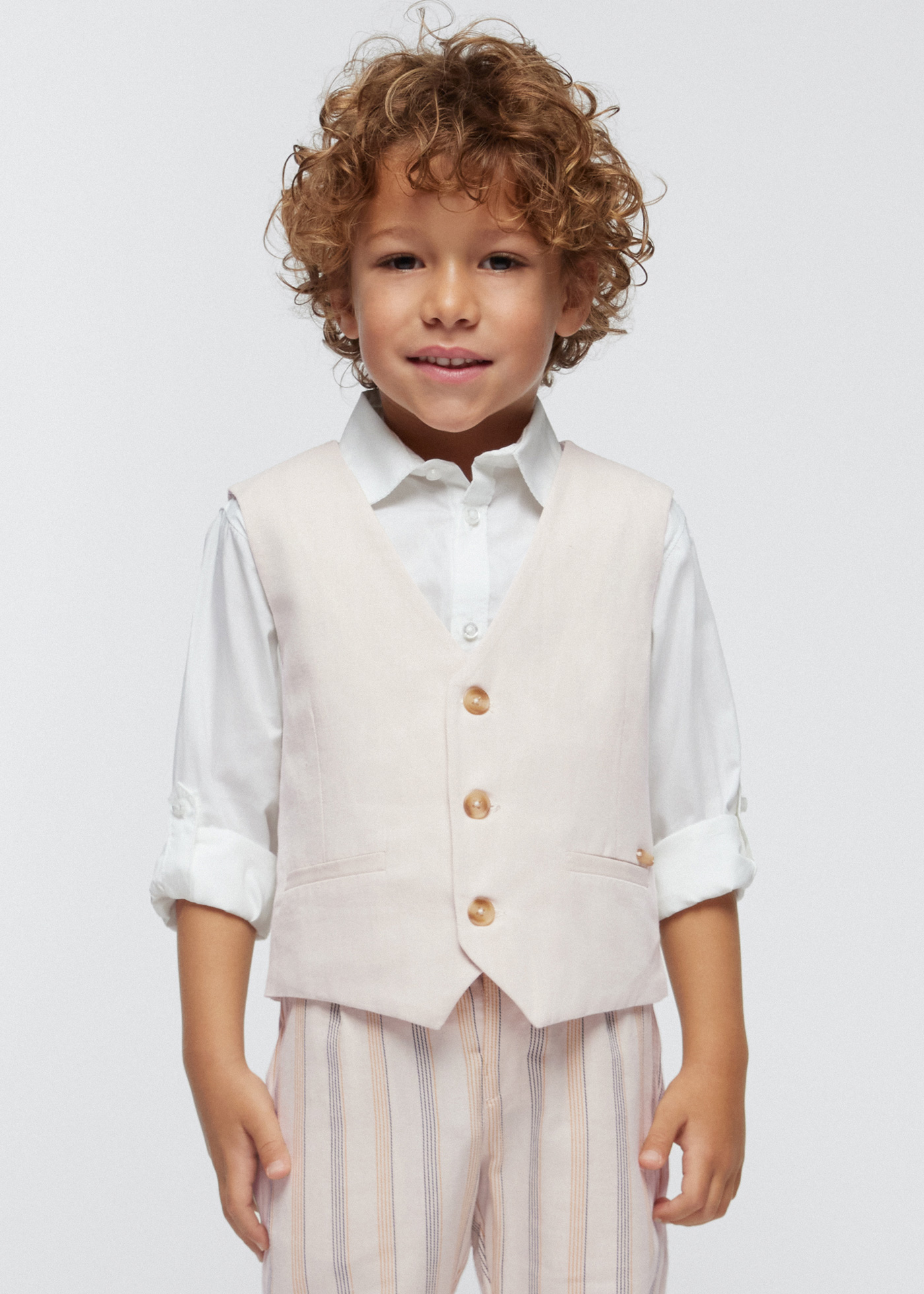John Richmond gilet bambino Nagar con logo nero main image 0