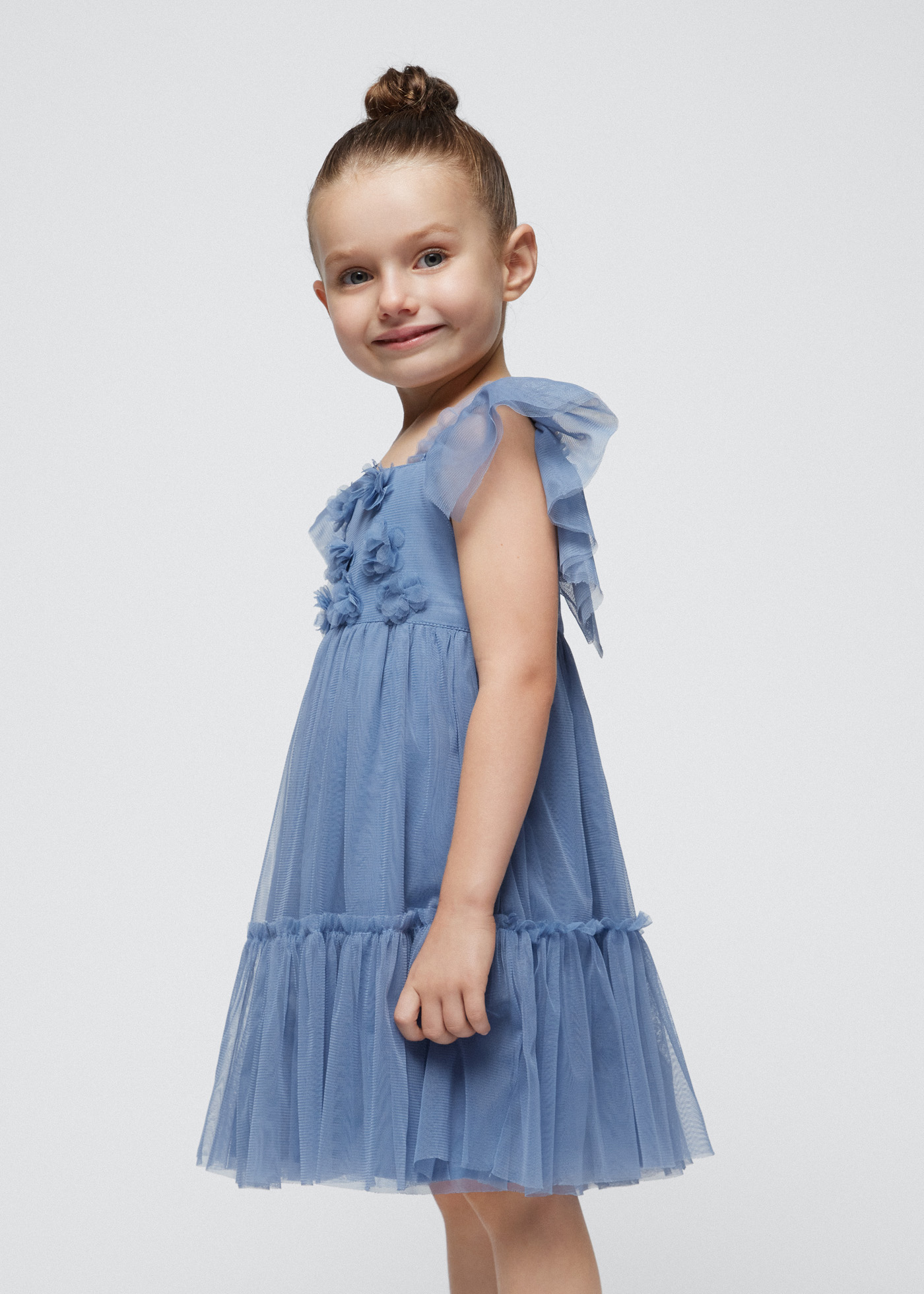 Essentials X Sofia Grainge Robe En Tulle Bébé Fille - Douce Et Élégante