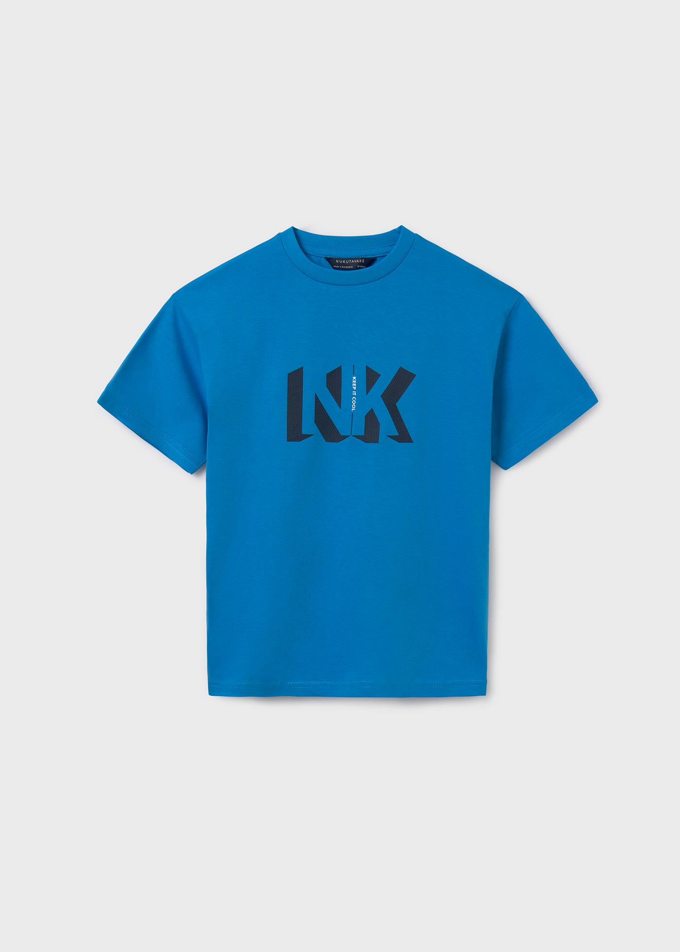 T-shirt bleu blanc enfant garçon