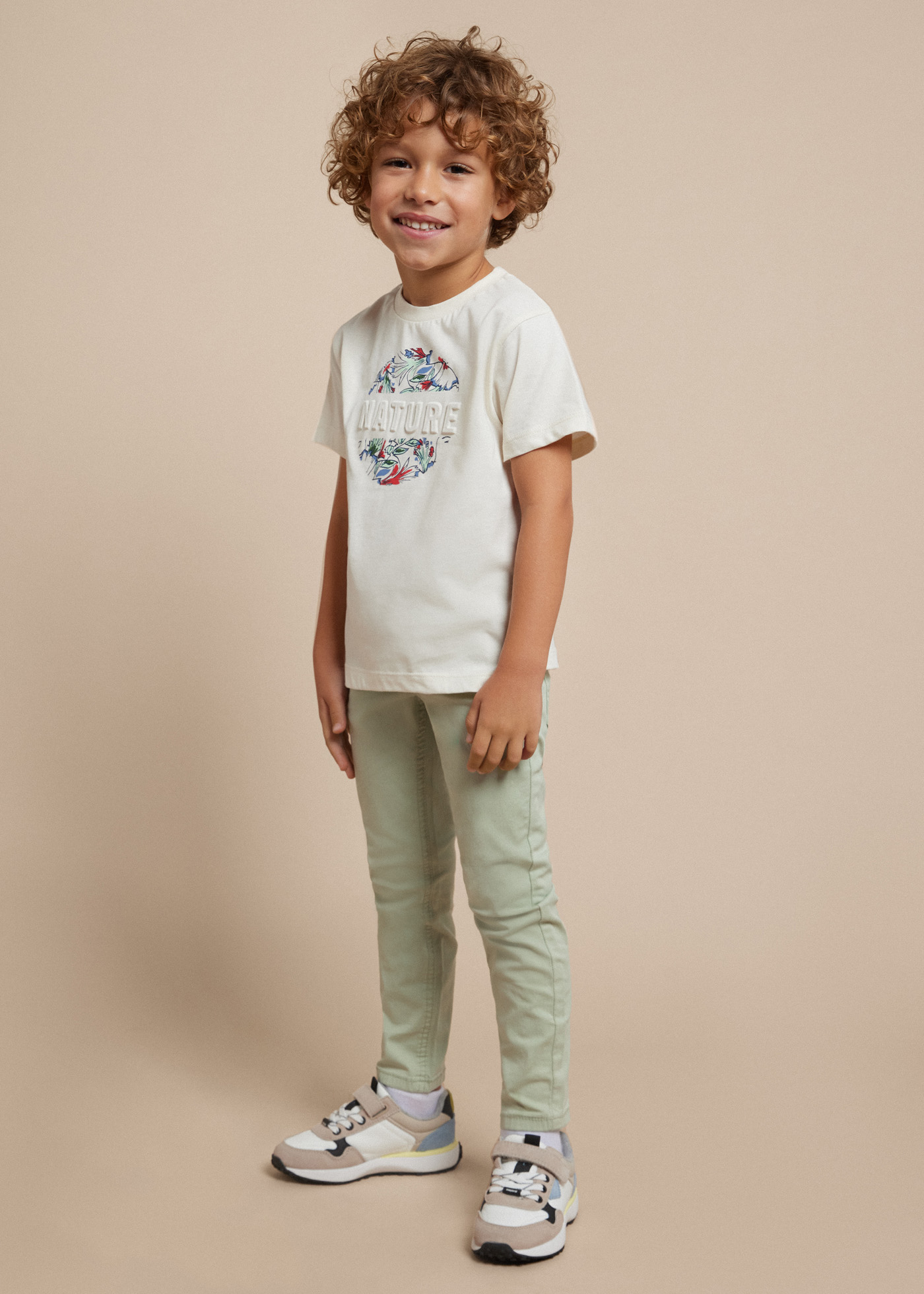 Pantaloni Cargo Slim Fit Mayoral Per Bambini E Ragazzi - Tessuto Agave, Taglio Moderno, Comodi