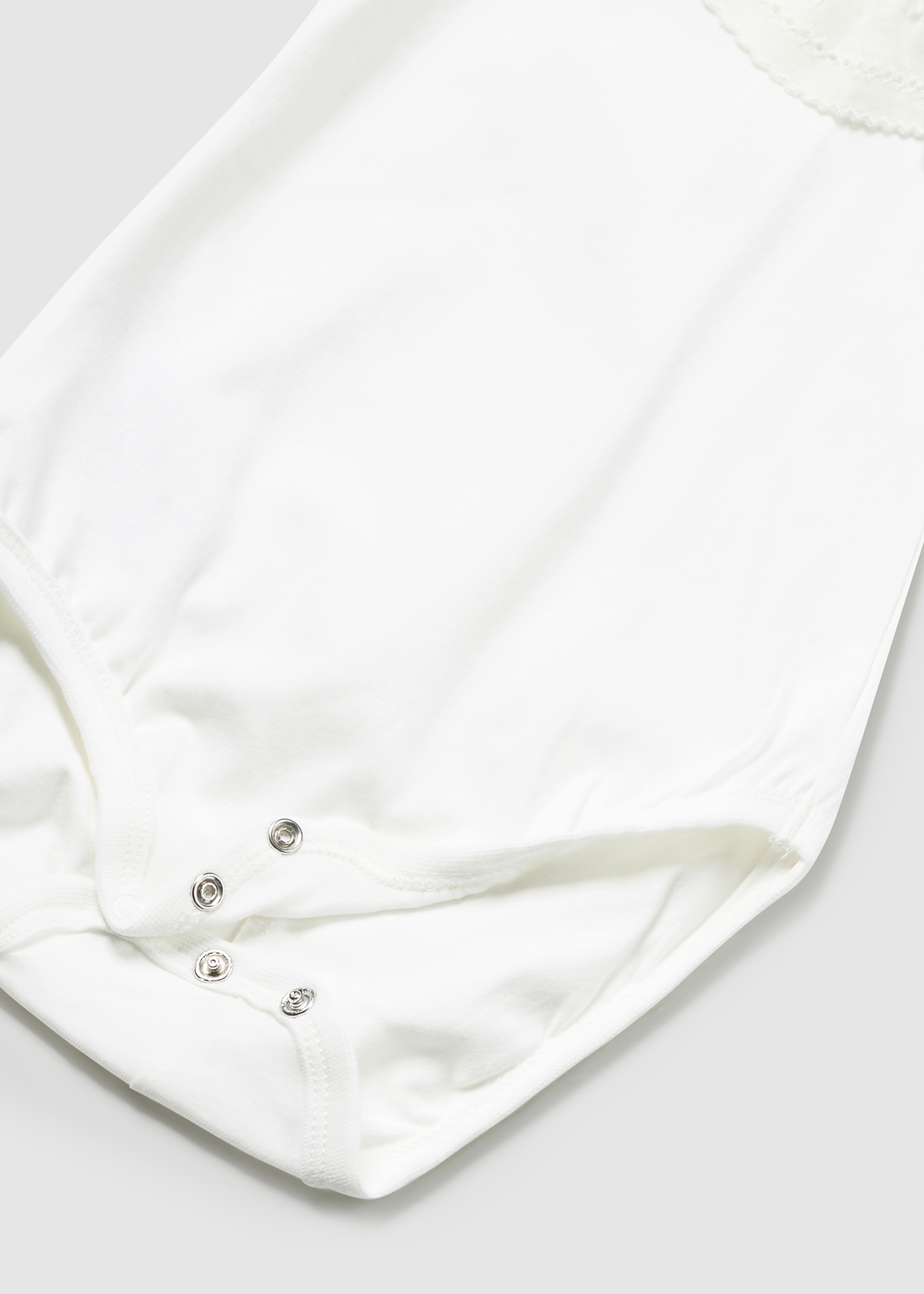White cotton bodysuit