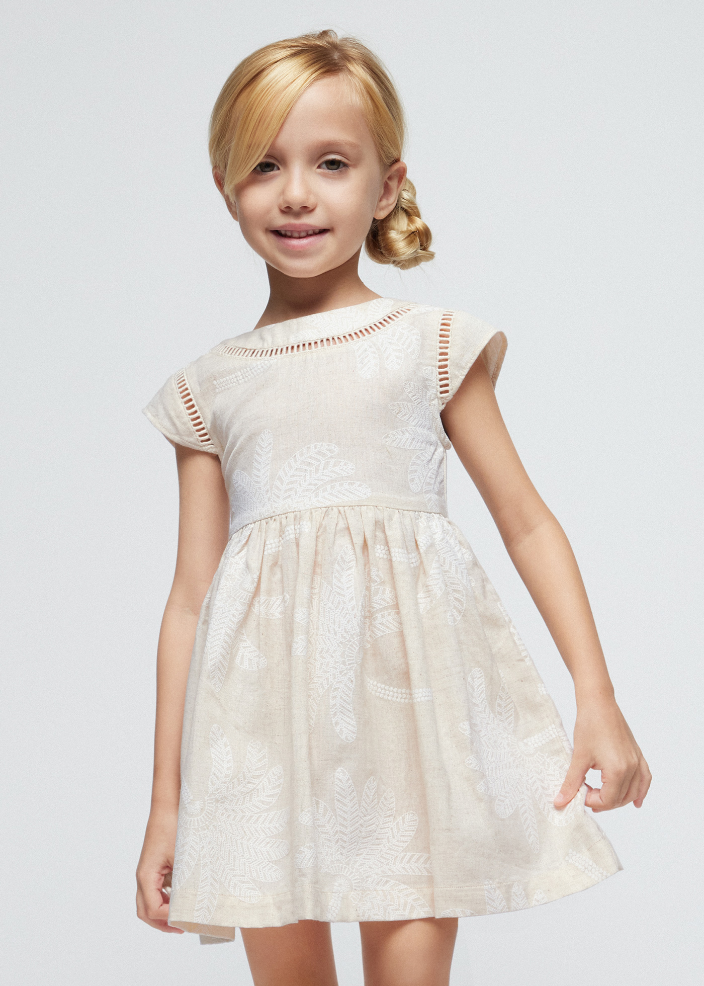 Girl Palm Tree Dress | Mayoral