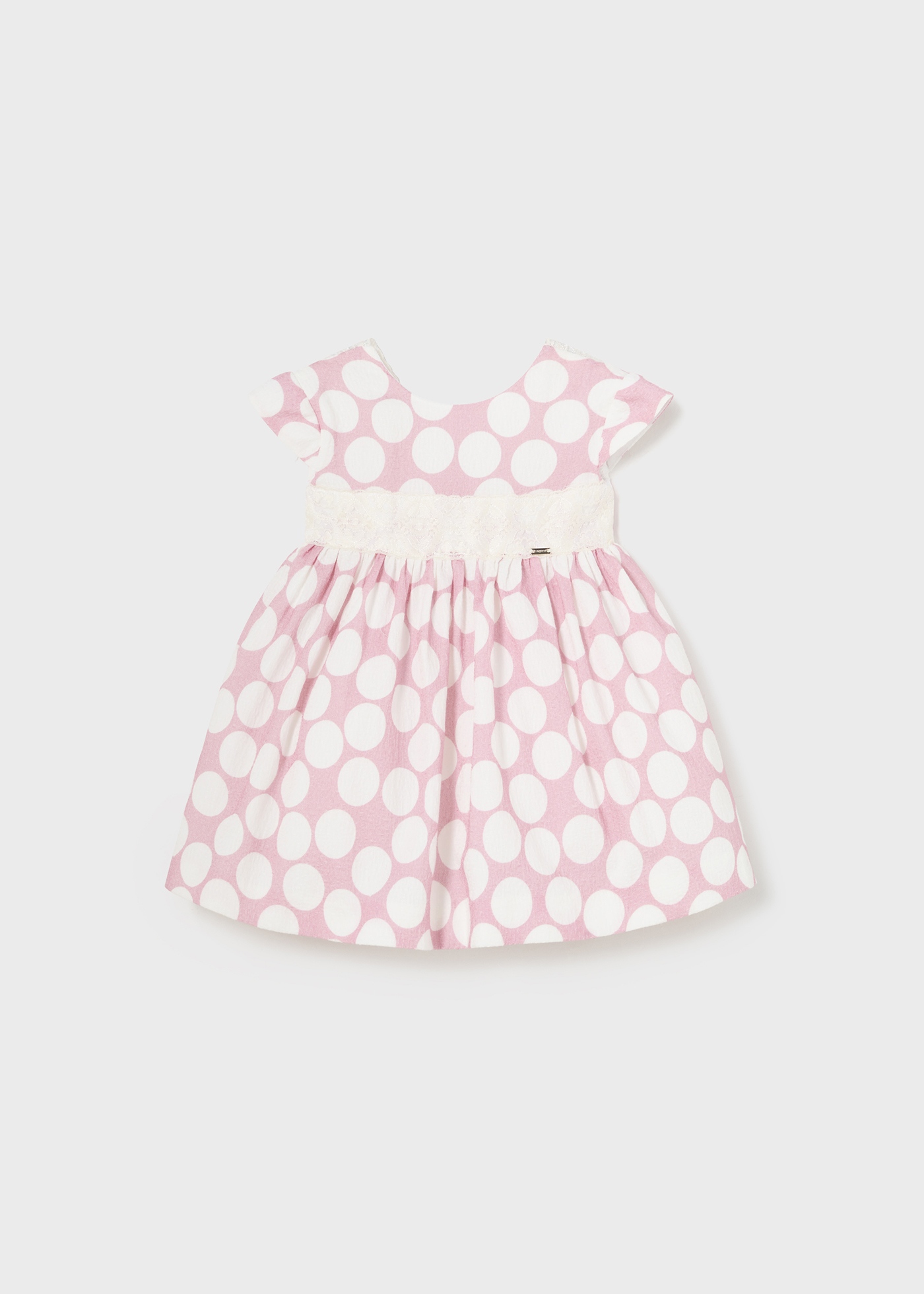 Baby jacquard dress polka dots Dahlia | Mayoral