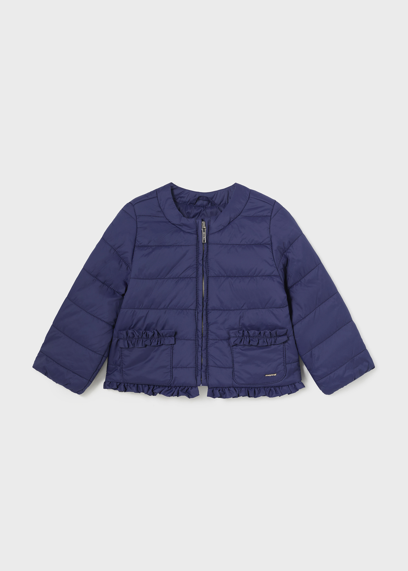 Blauer Giubbino Andrew Celeste In Nylon Per Neonato 26SBBXC01420-80E main image 1
