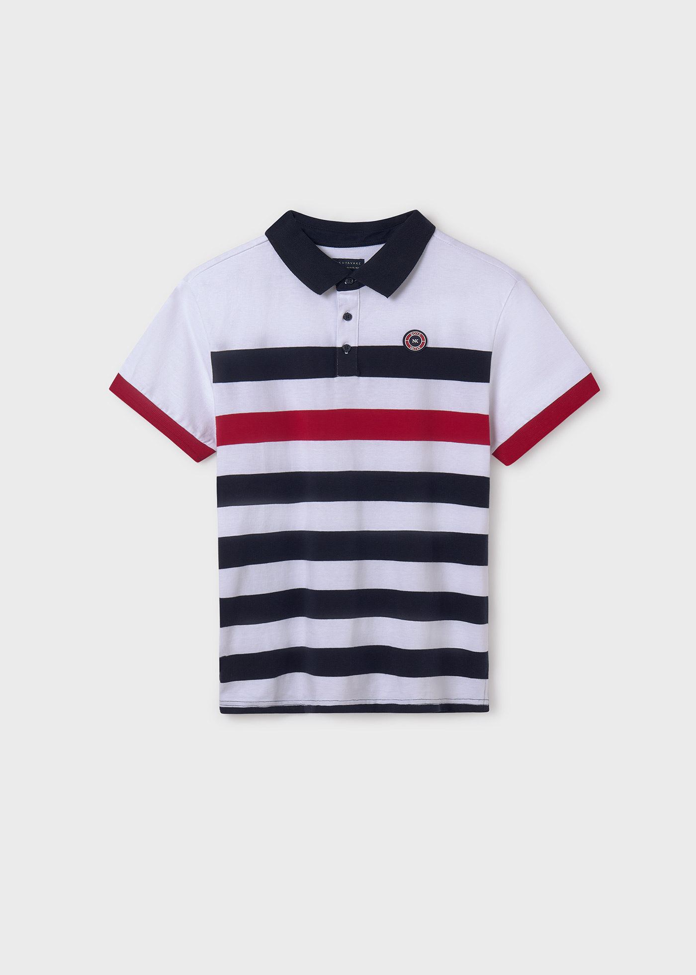 Polo punto liso Better Cotton chico Blanco Mayoral