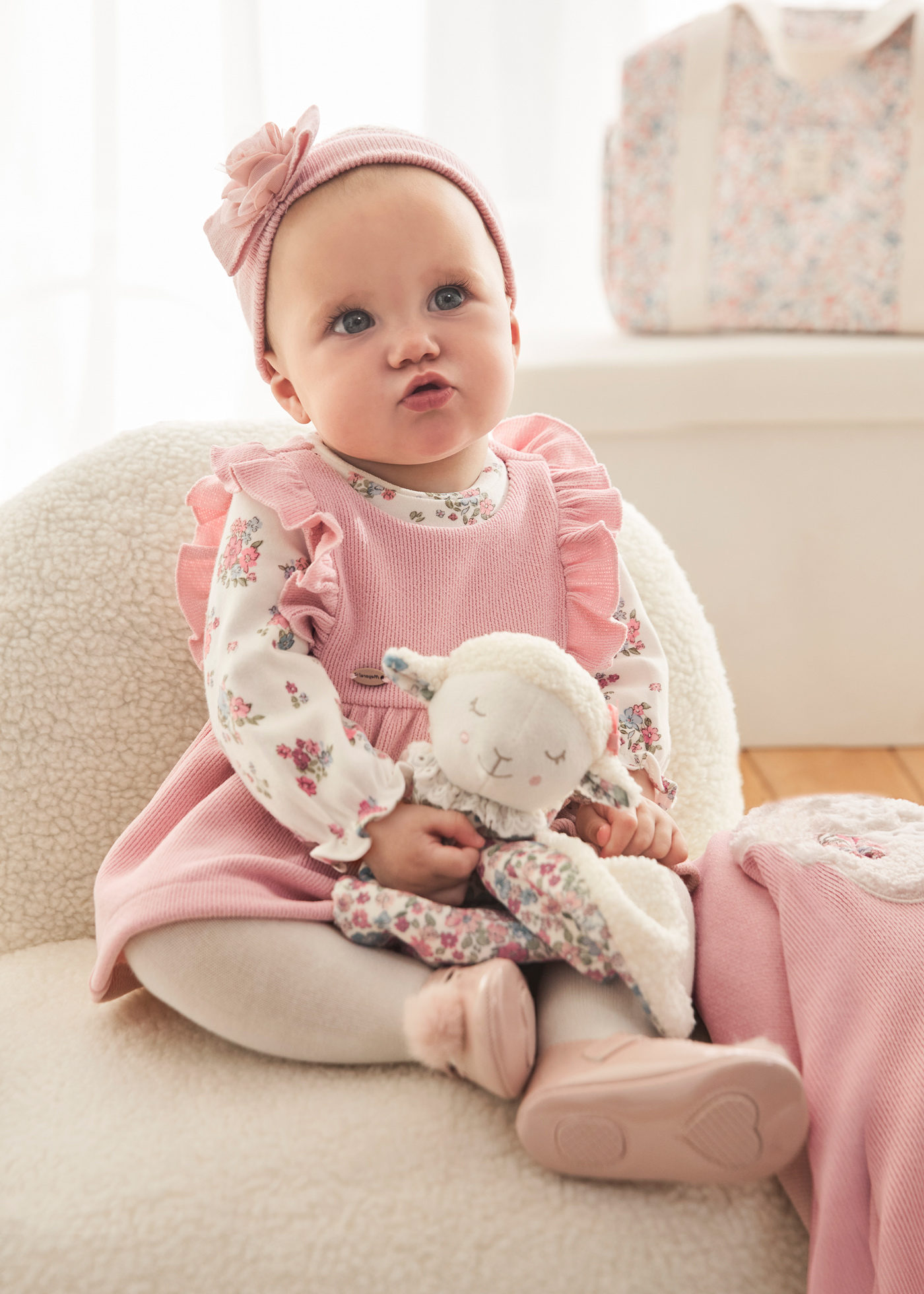 Newborn Girl Ruffler Dress