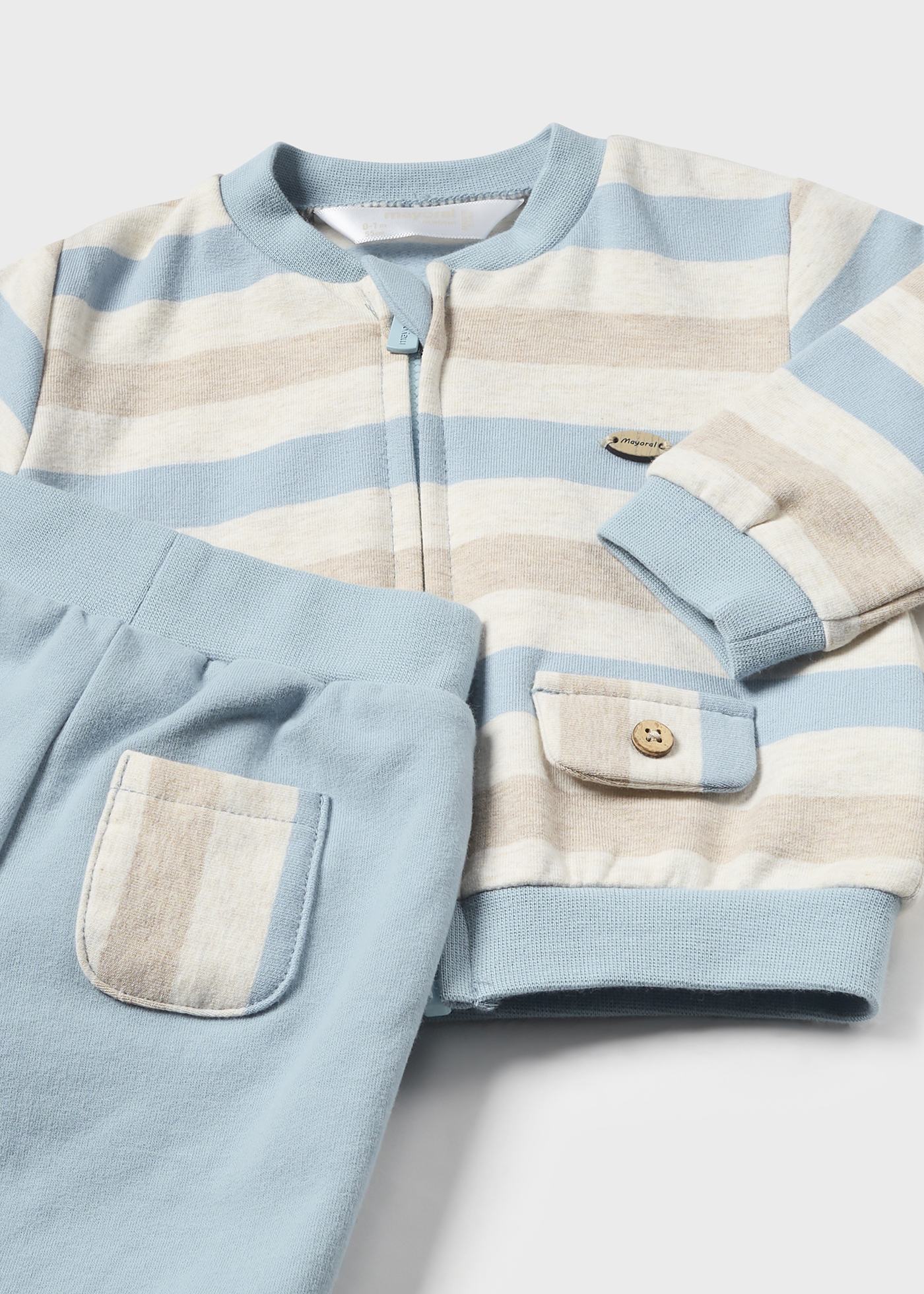 Newborn 3 Piece Striped Set Polar | Mayoral ®