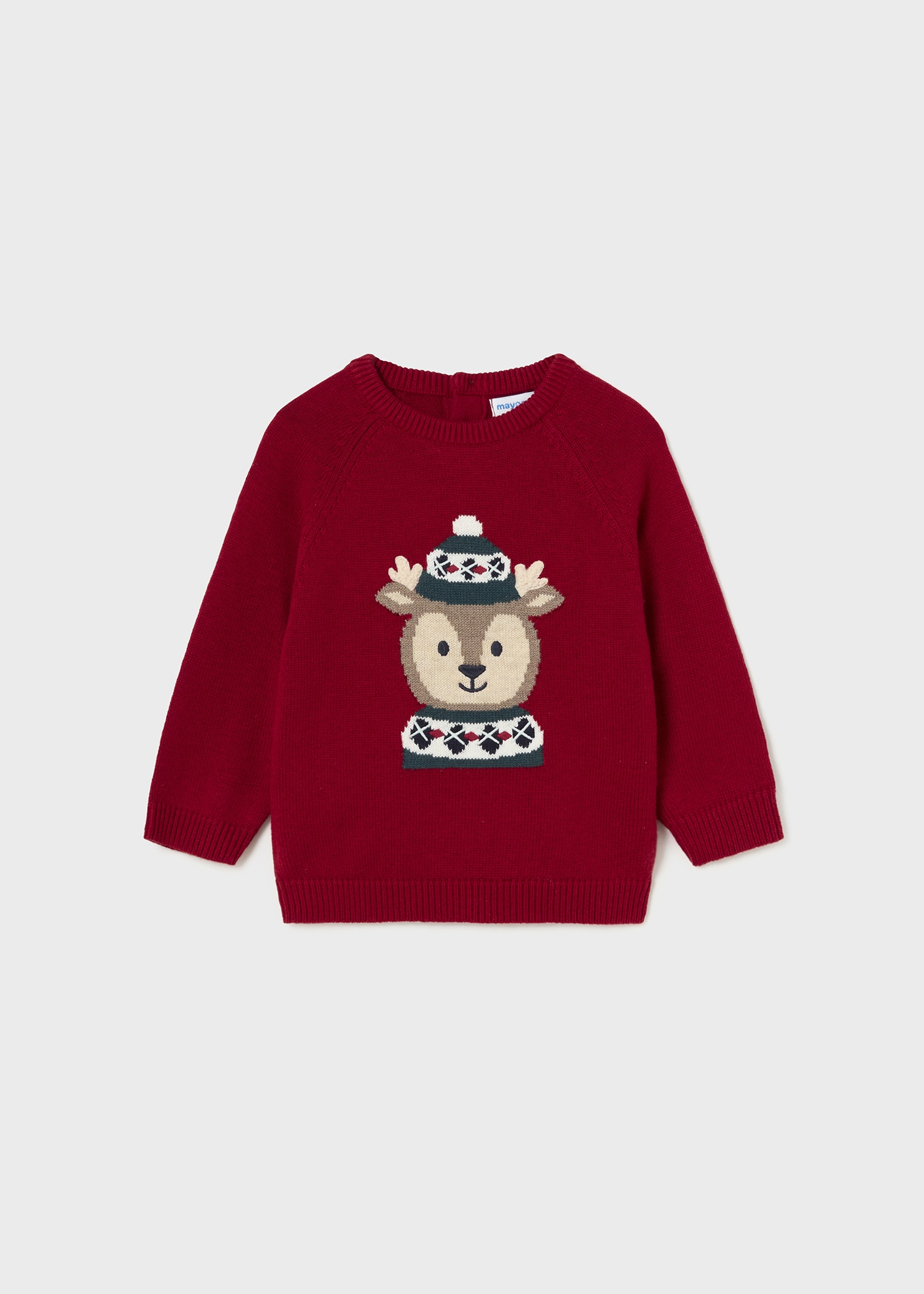 Jersey intarsia animal unisex bebé main image 0