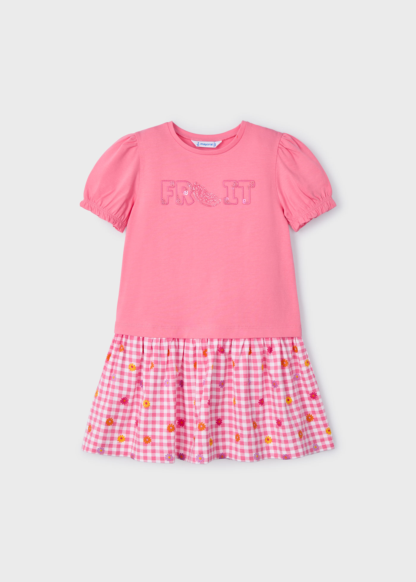 Mayoral Vestito elegante 3914 Rosa Regular Fit
