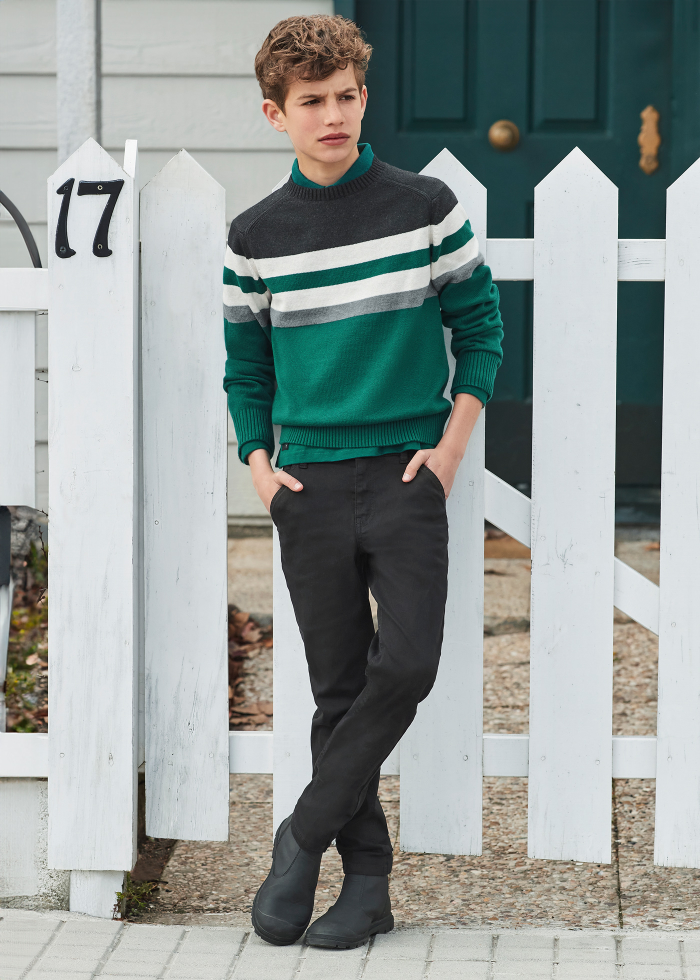 Mayoral Pantalone Soft Denim Jogger Per Bambini E Ragazzi - Nero, Confortevole E Di Qualità - 4