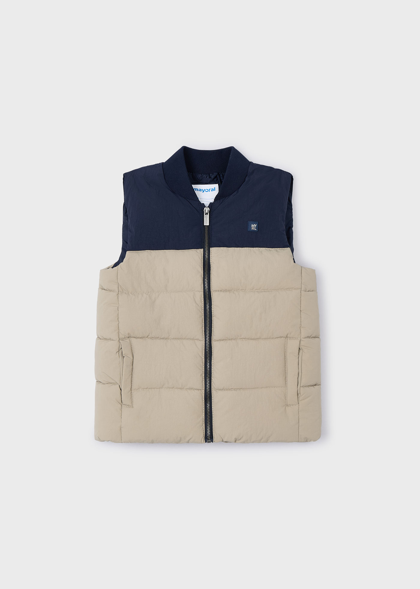 Emanuel Pris gilet bambino misto lino celeste main image 1
