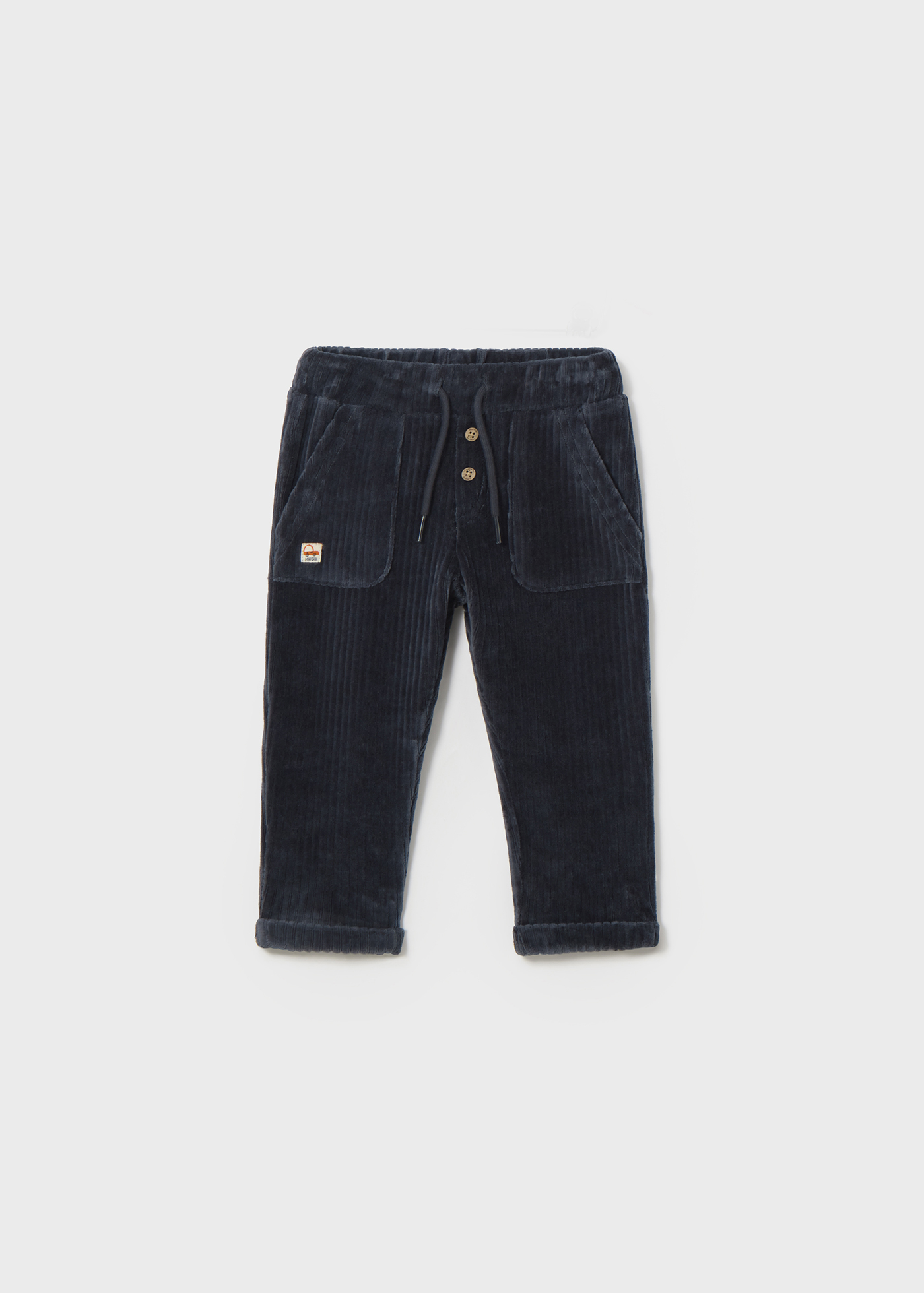 Mayoral Slim Fit Corduroy Pants for Baby in Navy main image 0