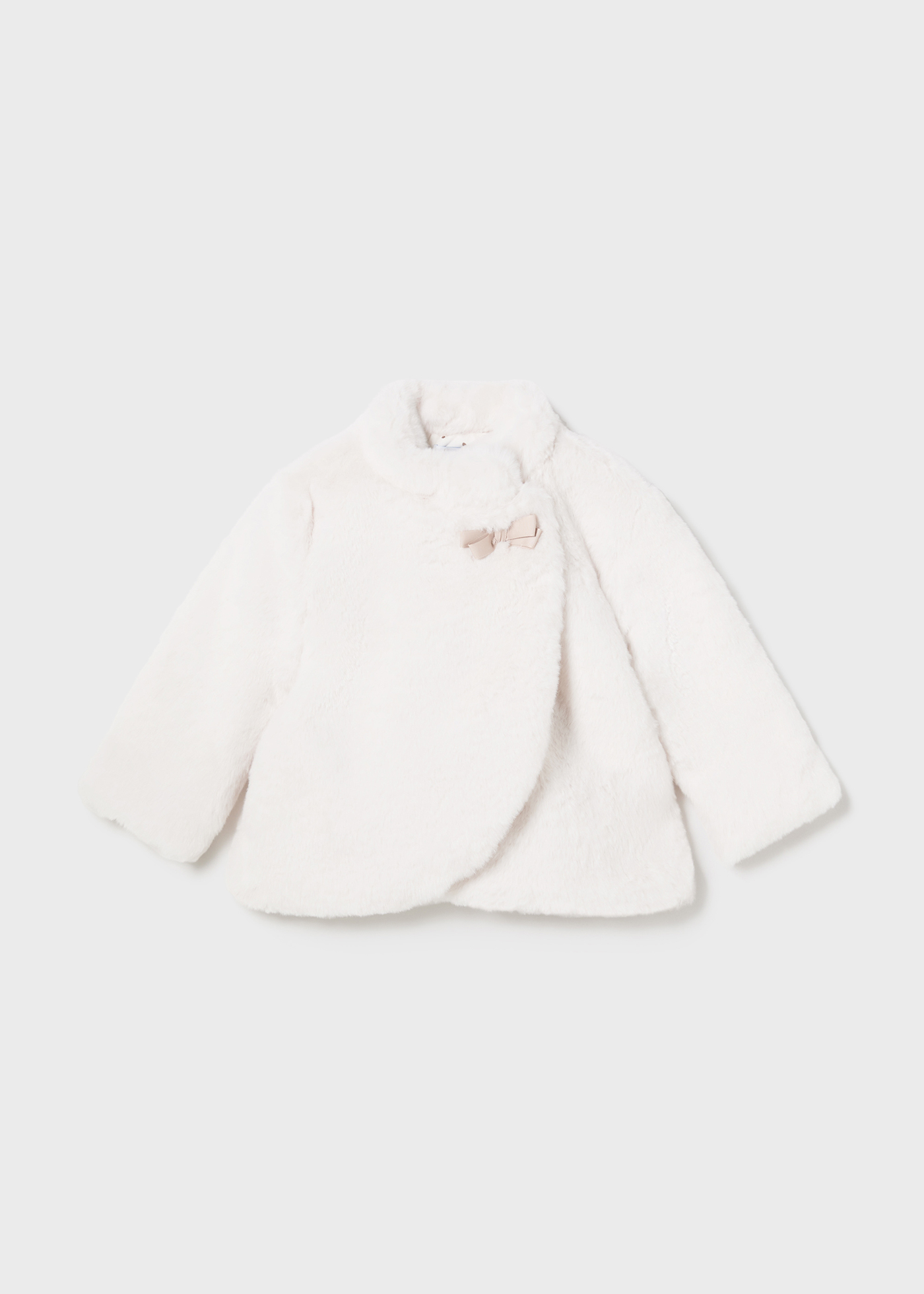 Manteau Bébé Fille Princesse - Fausse Fourrure épaisse - Taille 0-3 Ans - Pour Cérémonie, Noël, Hiver