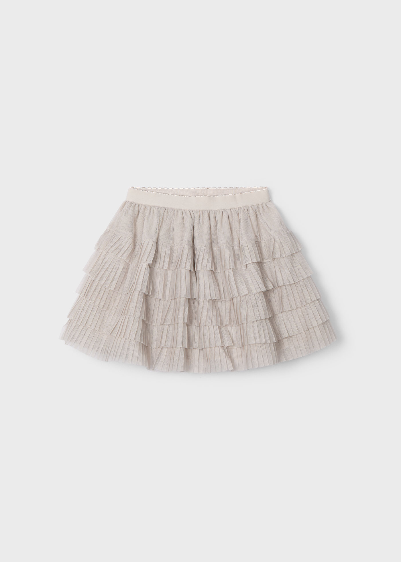 Mayoral Gonna Pantalone Per Bambina – Sabbia, 62% Cotone, 38% Poliammide, Vestibilità Regolare Con Coulisse