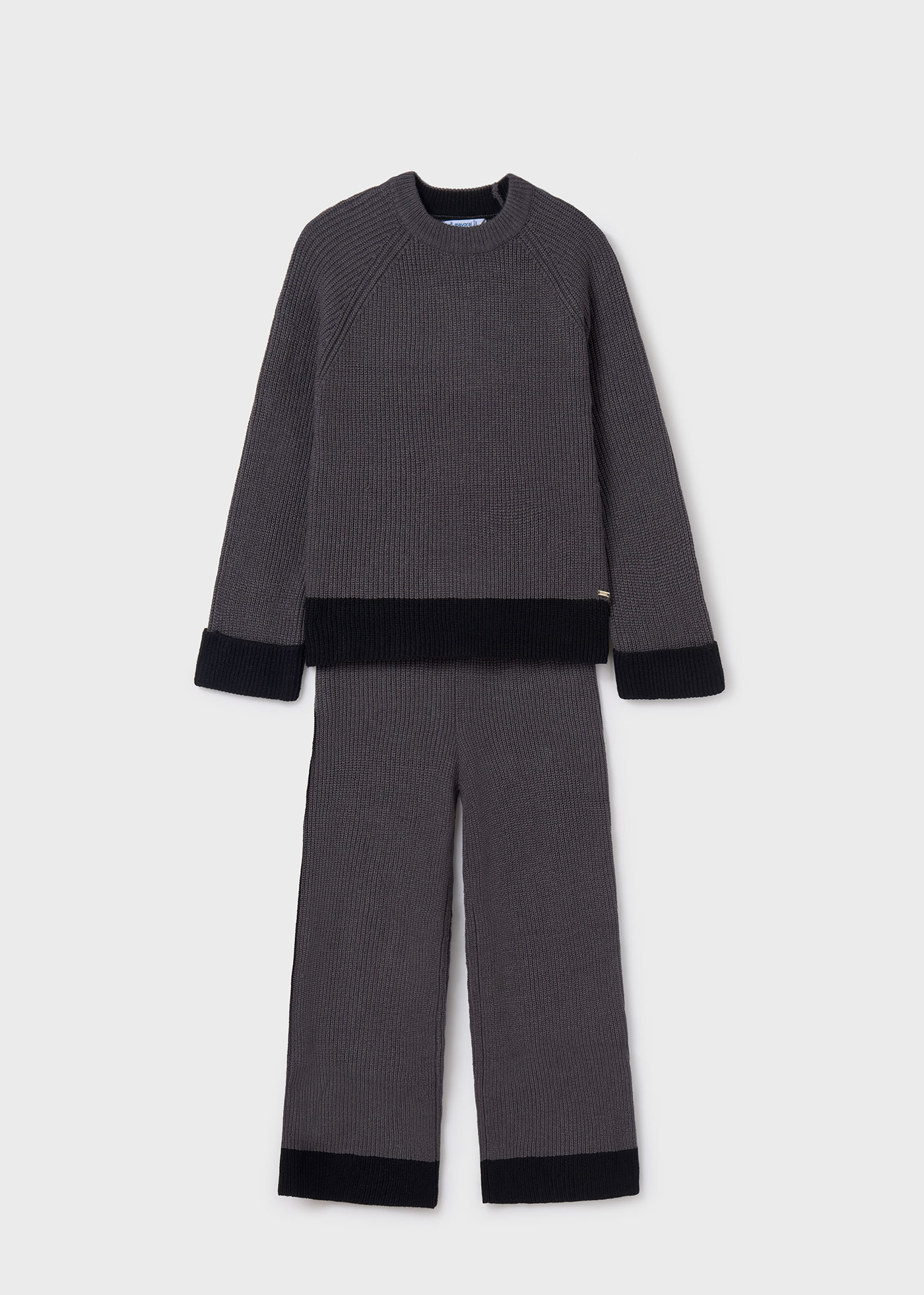Amara Gkri Plekti Pantelona Amara Grey Knit Pants