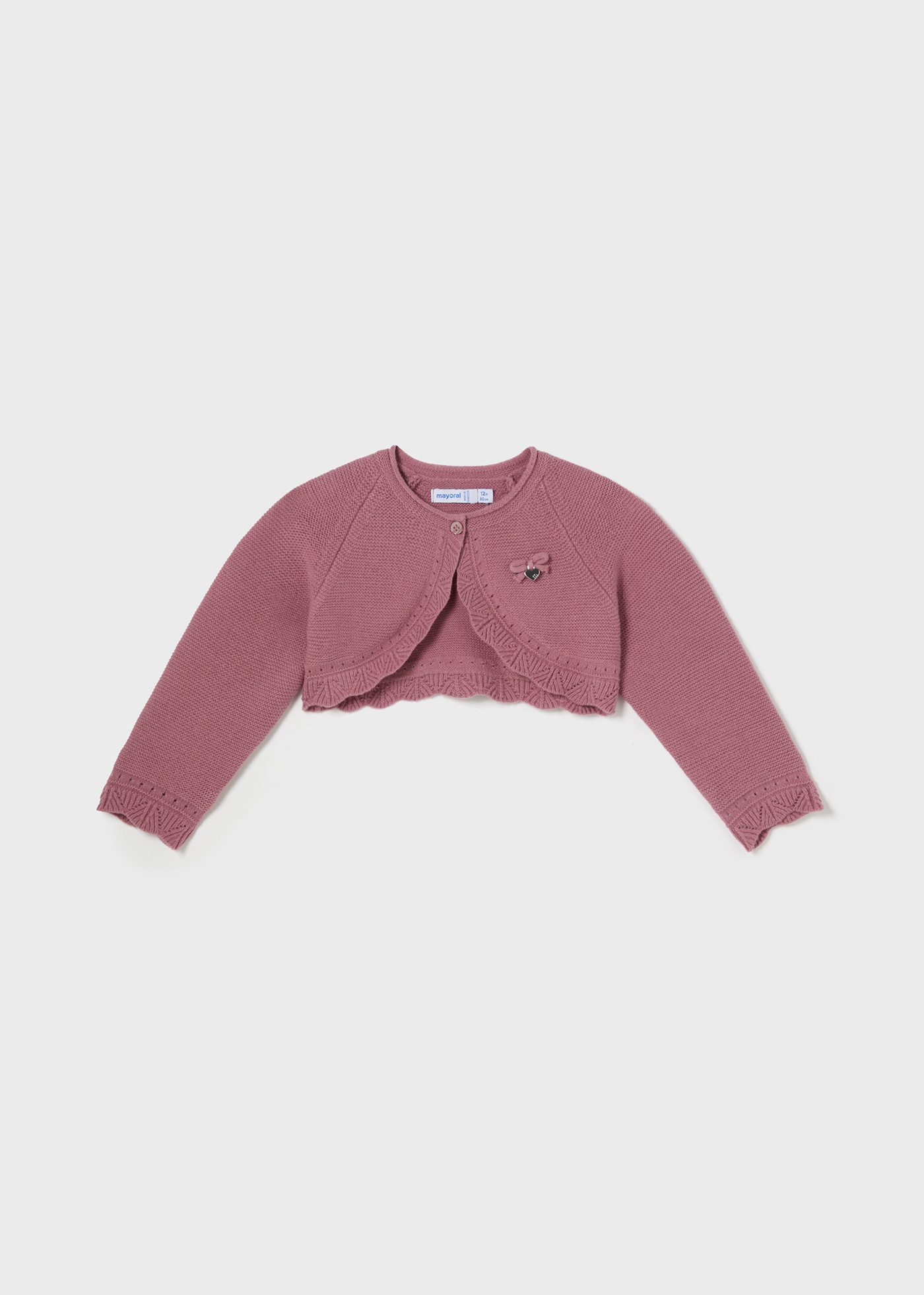 Mayoral Rebeca De Tricot Básica Para Bebé Niña – Color Blanco, Talla 2-4 Meses, Colección Primavera-Verano