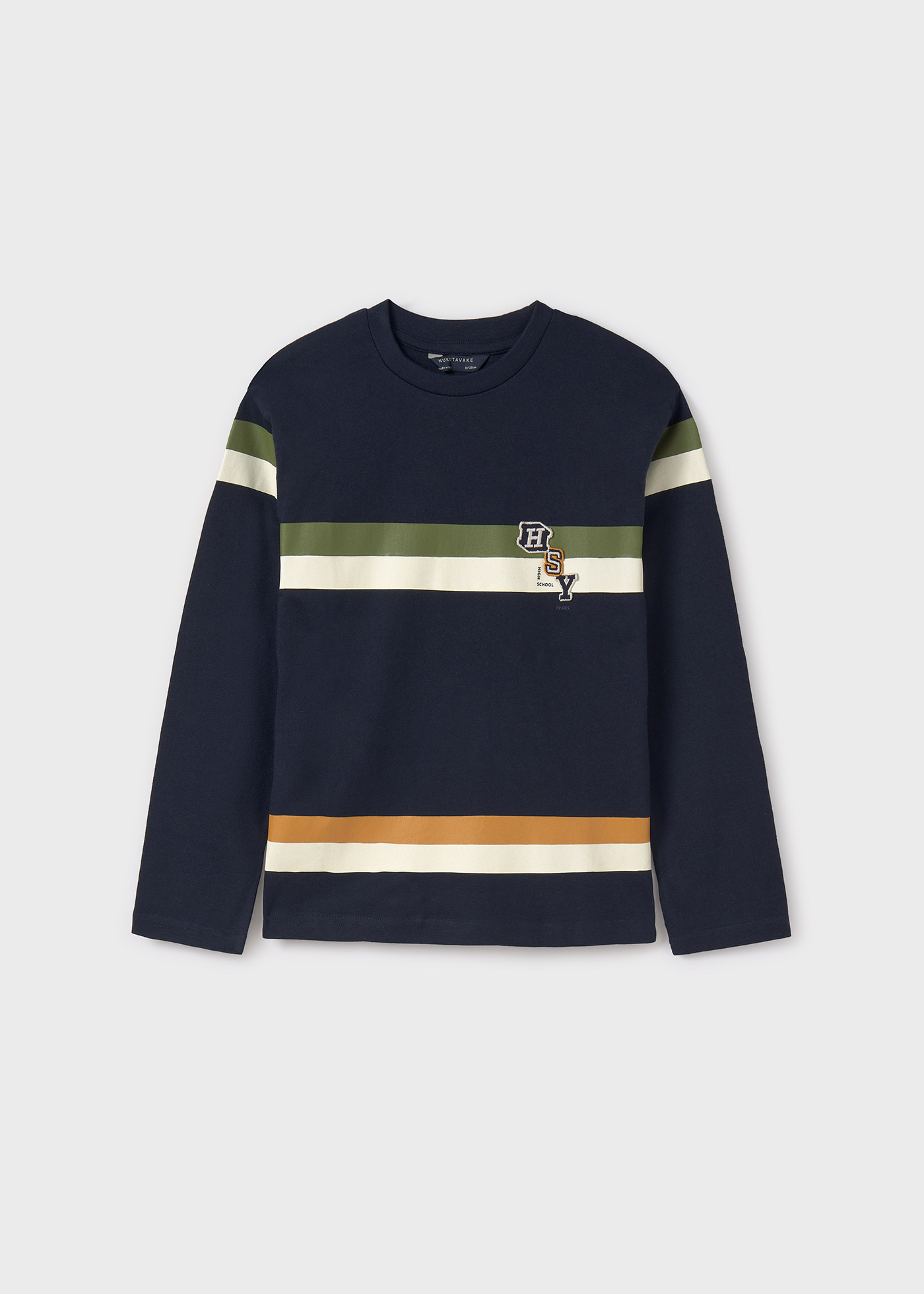 Dad & Son Striped Twinning Shirt Columbia Blue