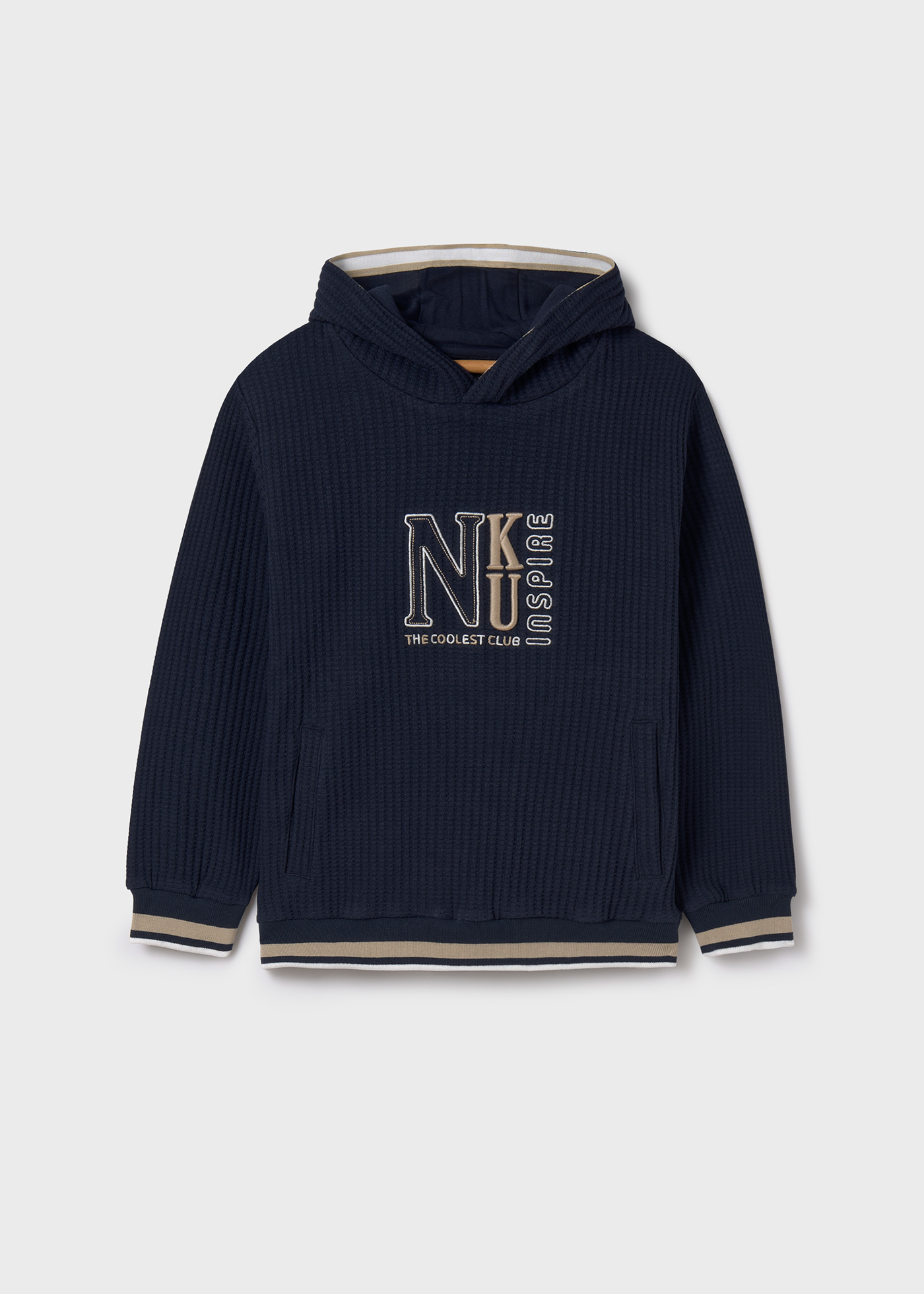 Polo Ralph Lauren LOGO DOUBLE KNIT HOODIE - Felpa con cappuccio - aviator navy/blu scuro