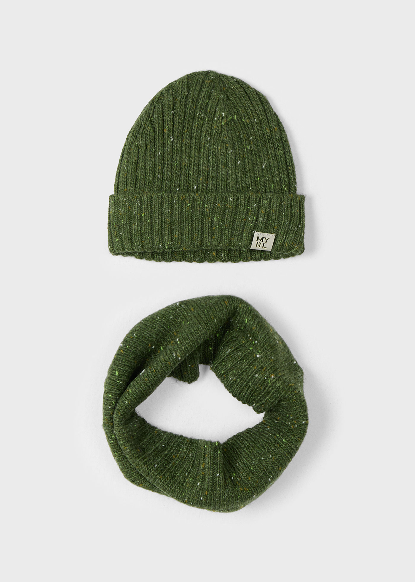Boy Hat and Neck Warmer Forest mix Mayoral ® - Main Image
