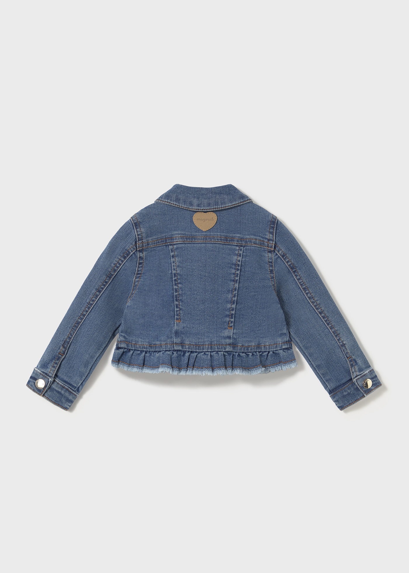 トップス Birth Of  Child Denim macra Stella McCartney Kids - Girls Blue Star Print Denim Jacket