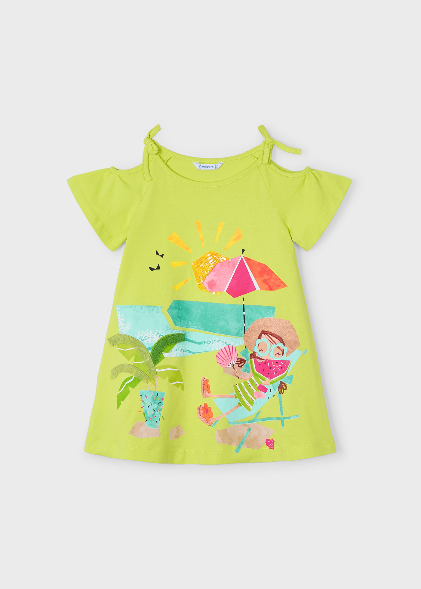 mayoral green dress Mayoral Solid Jade Dress with Headband