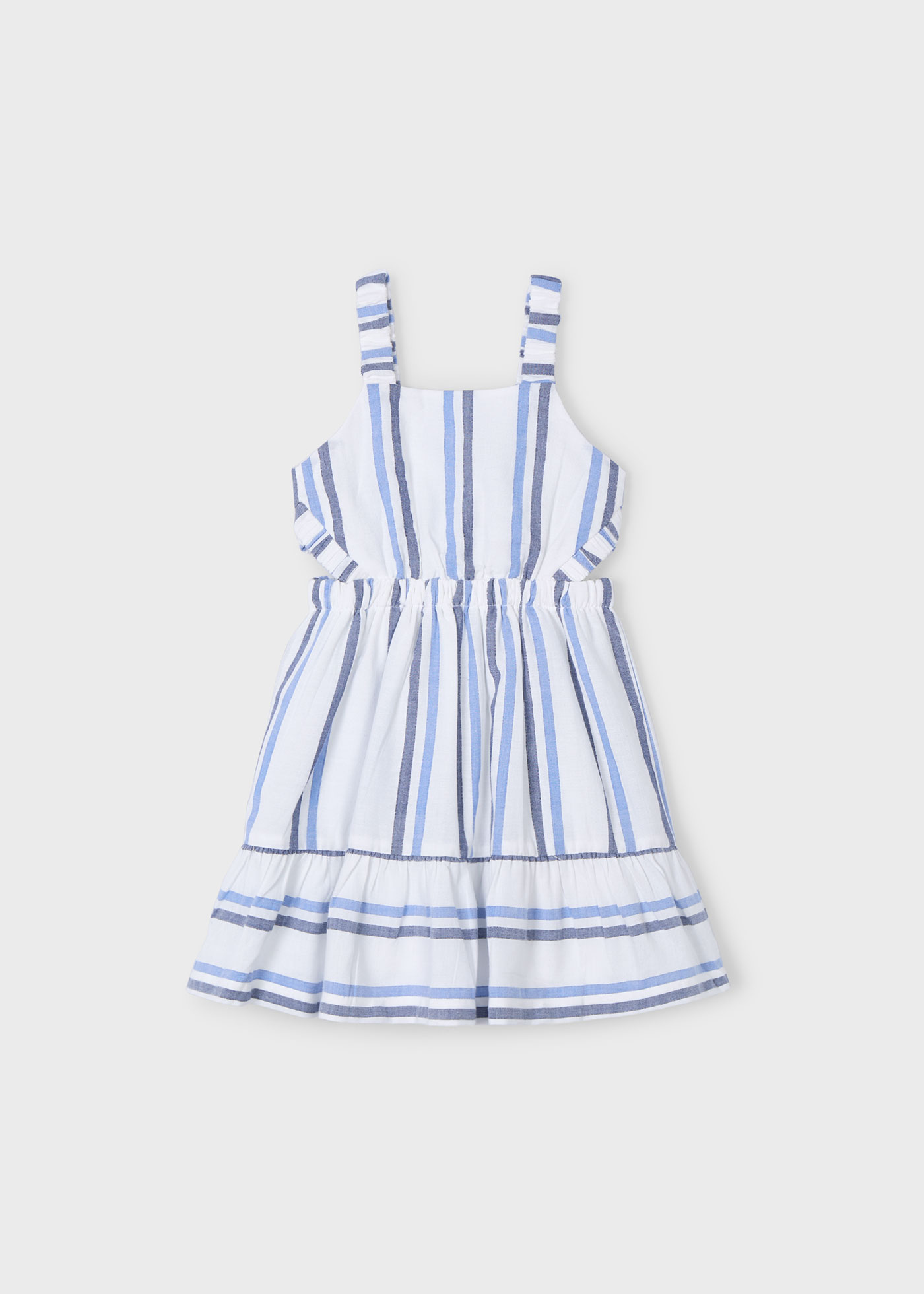 Girl Striped Dress Ocean | Mayoral