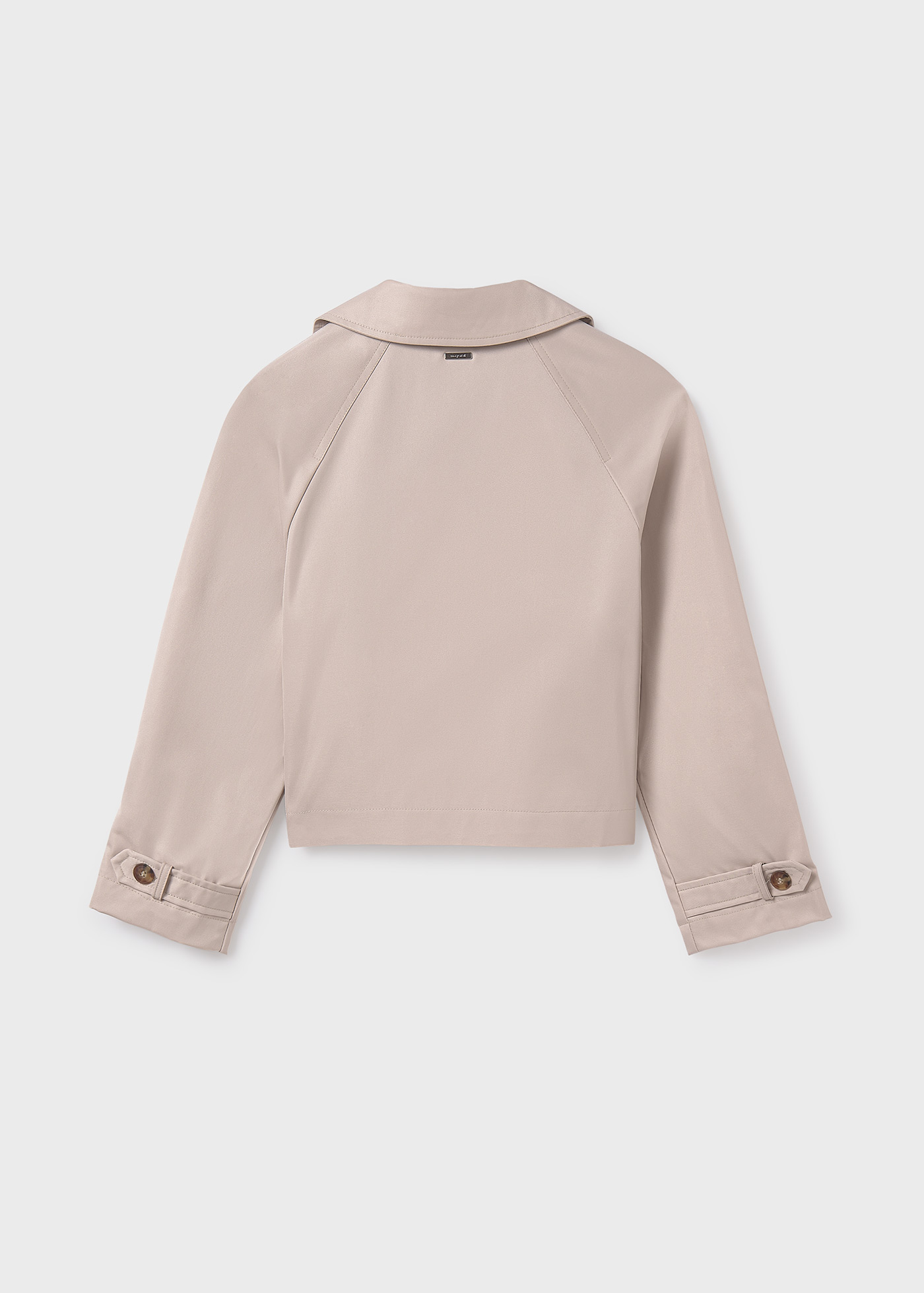 Girl Cropped Trench Coat Sepia | Mayoral ®