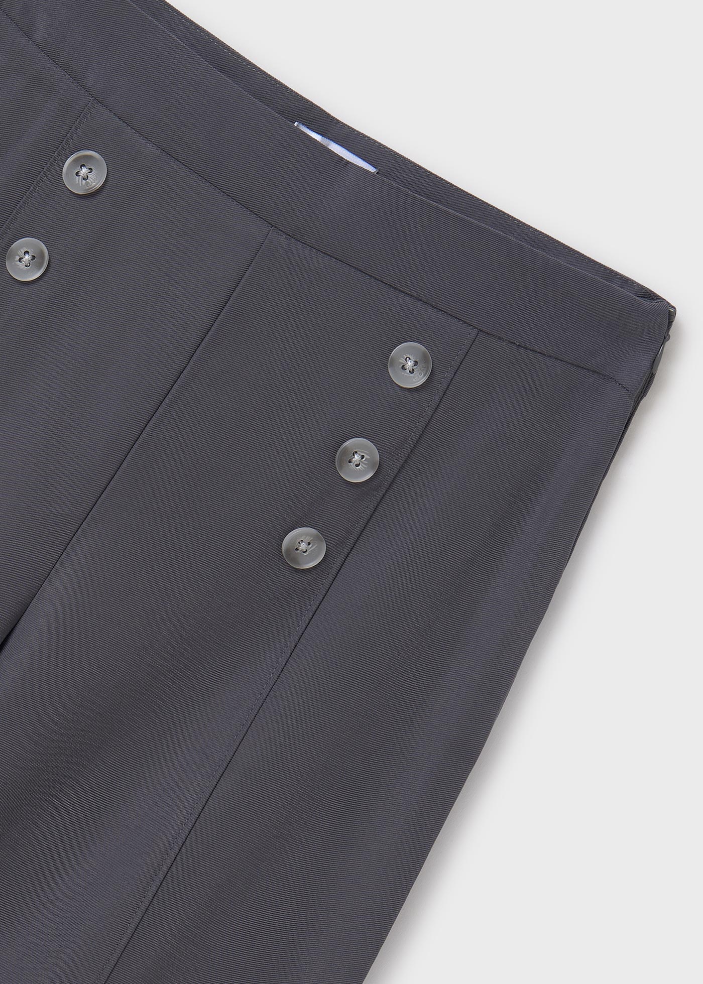 Girl Pants with Buttons Coal | Mayoral ®