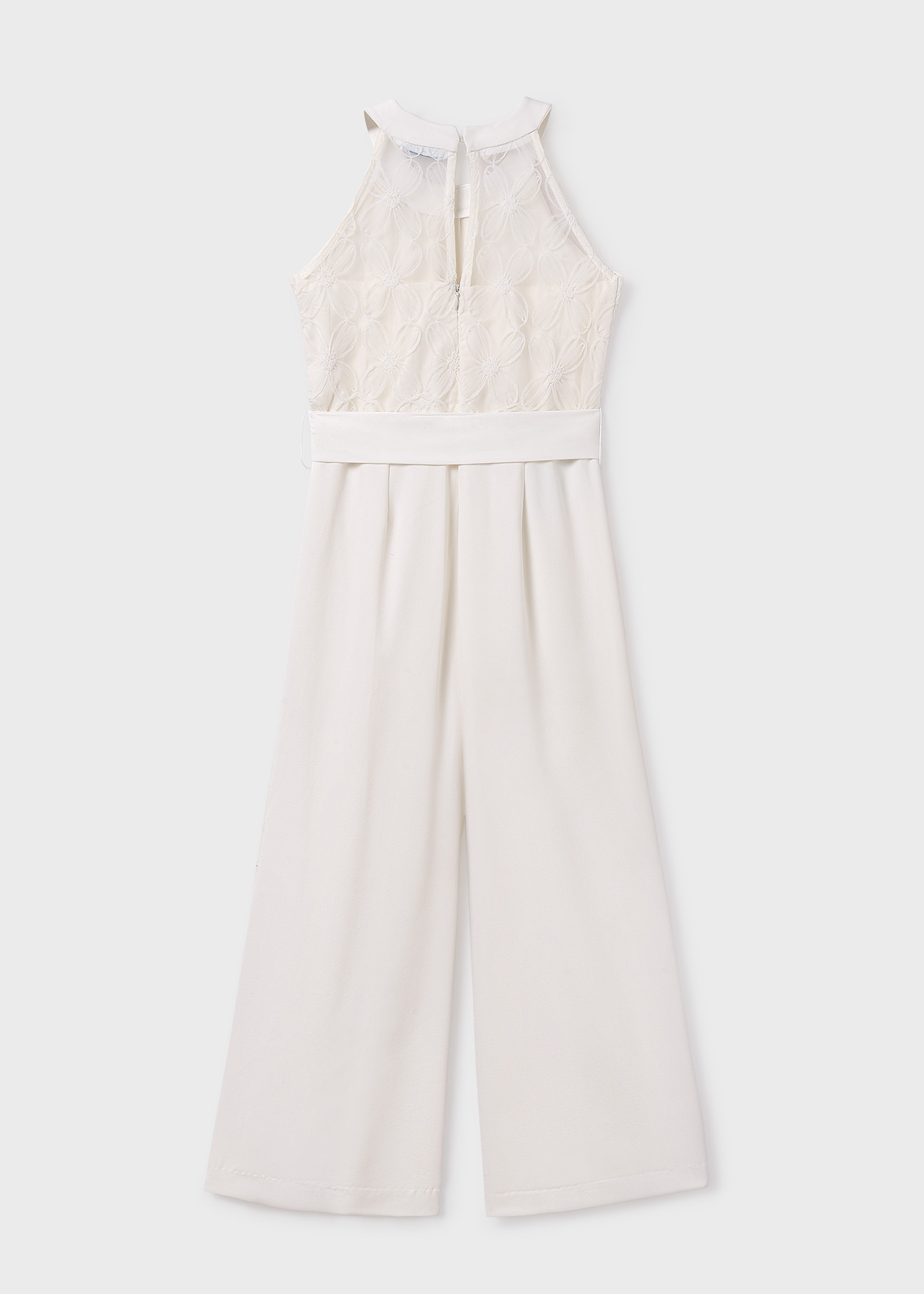 Girl combined jumpsuit Ecru | Mayoral ®