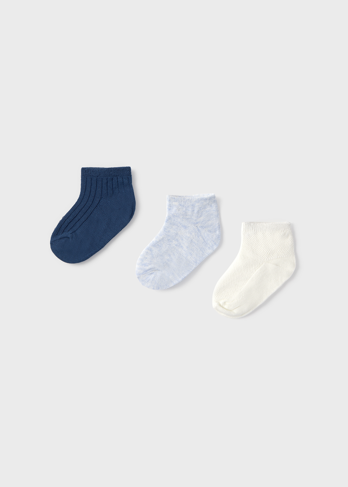Baby Essentials Socks Set – 3 Pairs (0–3 Months) main image 1