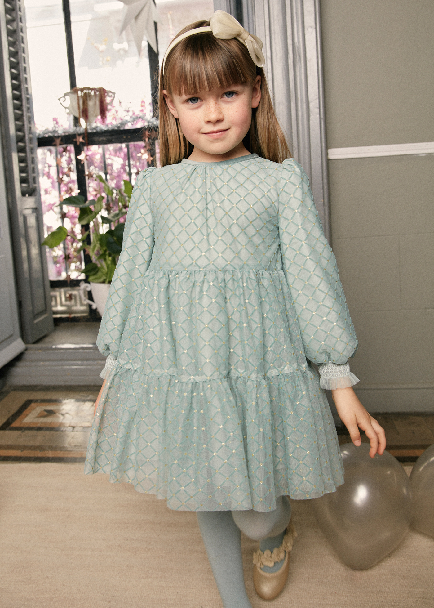 Girl Tulle Dress Jade | Mayoral ®