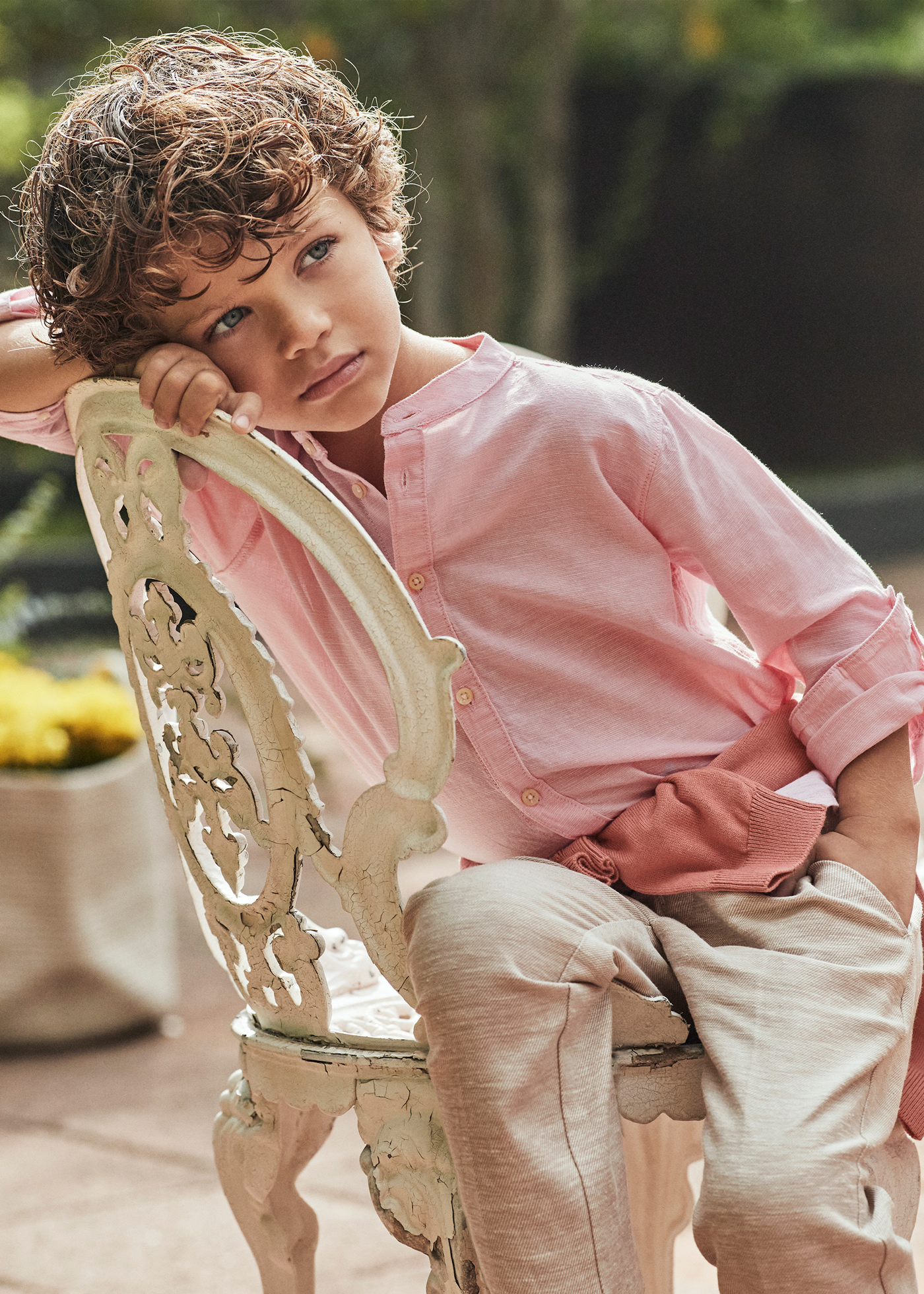Bellstone Camicia da uomo in misto cotone a maniche lunghe con colletto