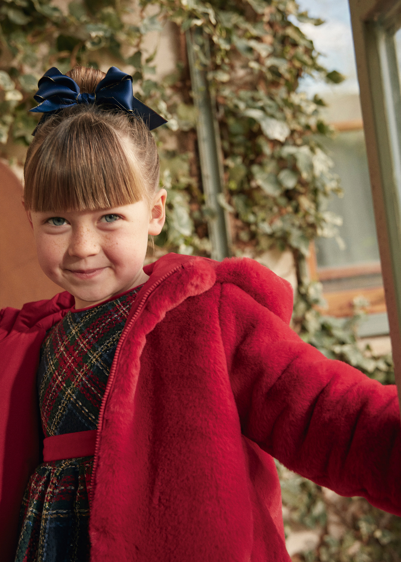 Little girl fur coat online