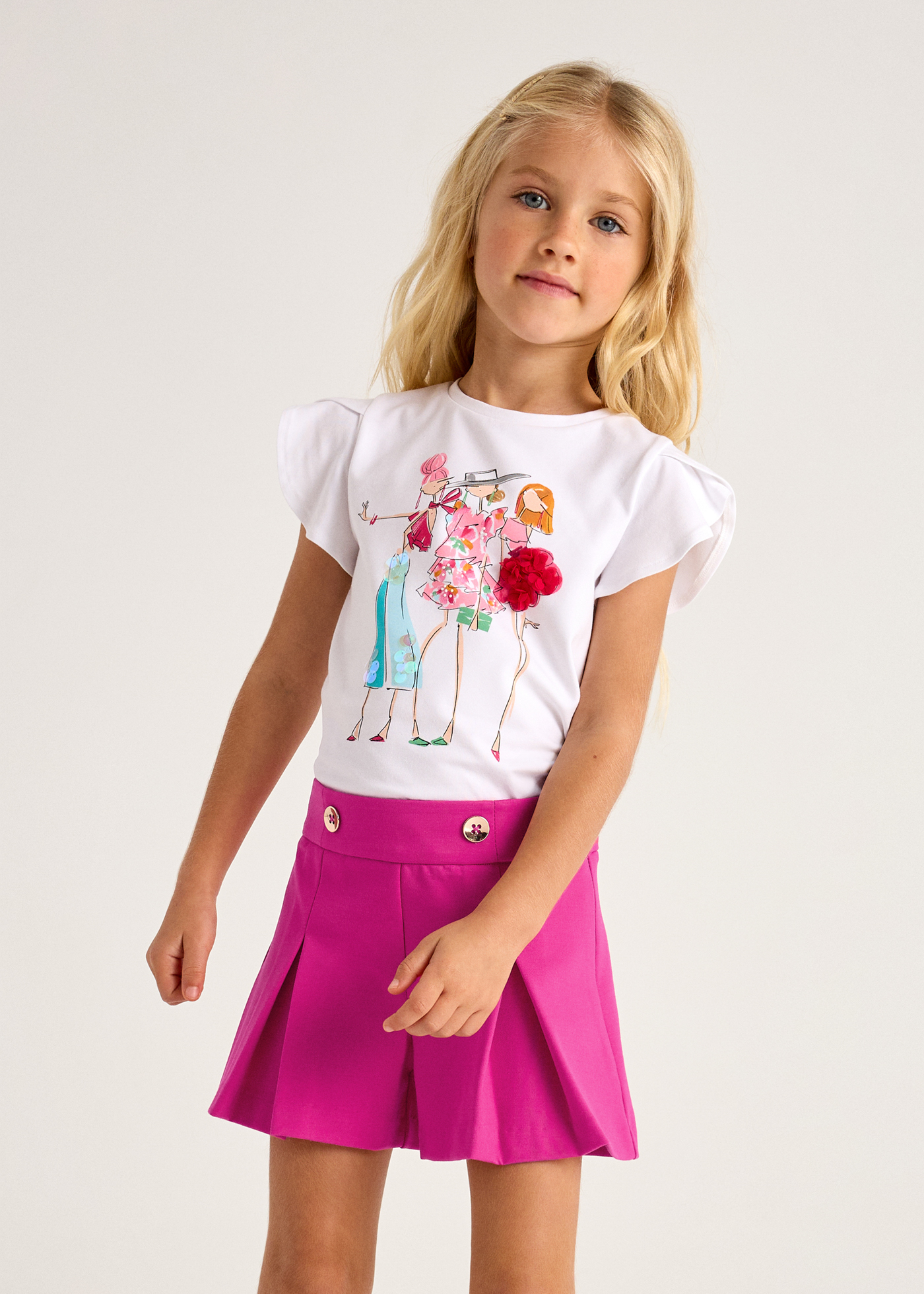 Girl Shorts Magenta | Mayoral ®