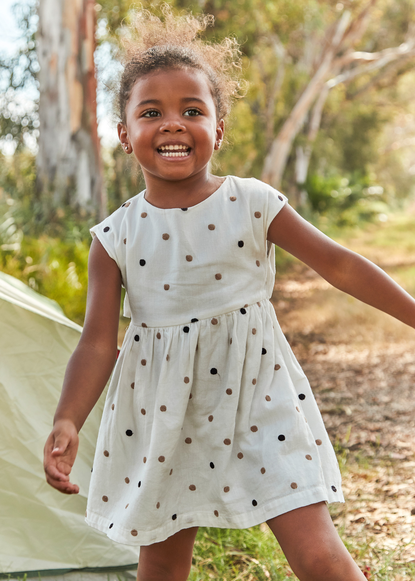 Colorful Polka Dot Children's Dress main image 0