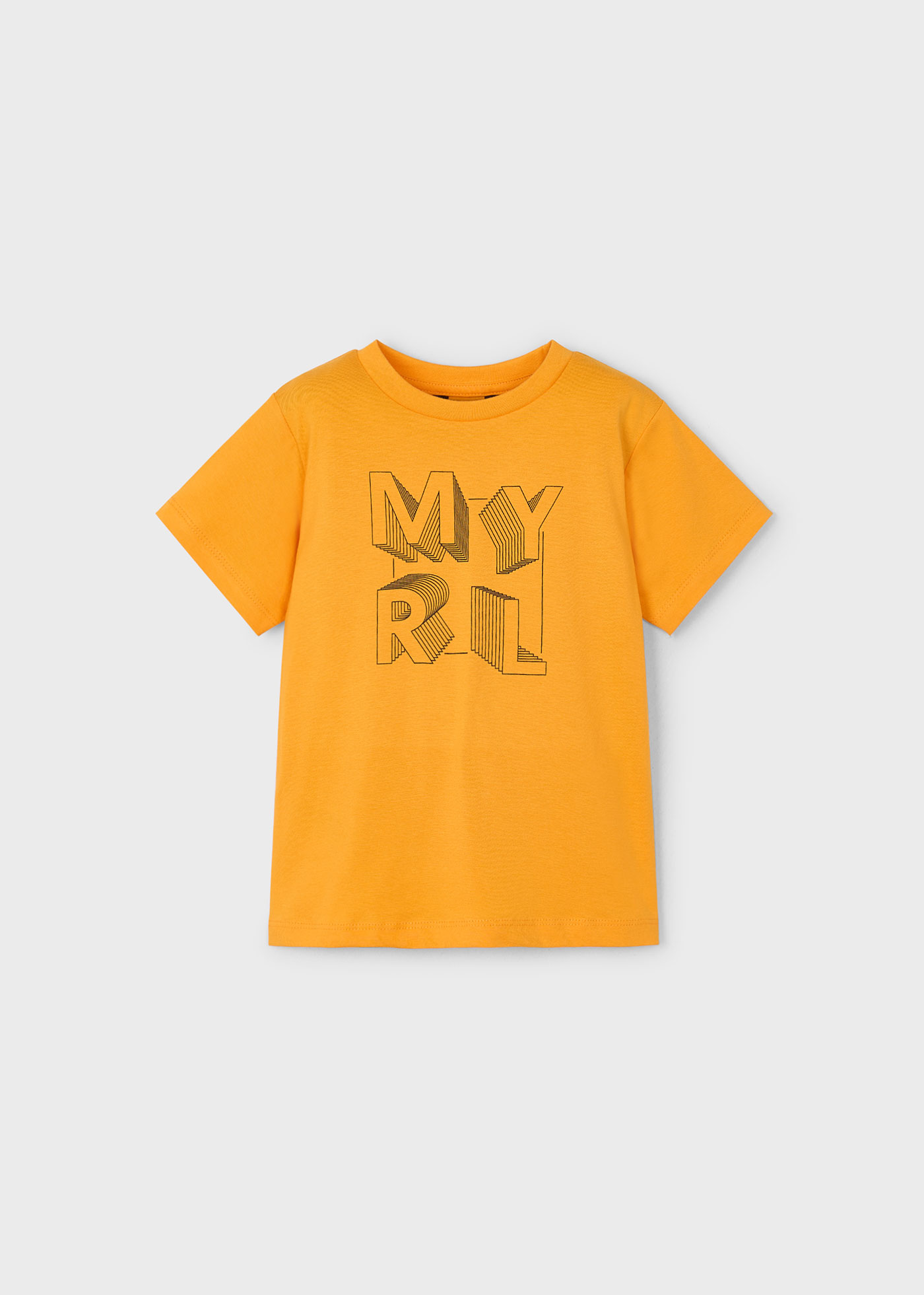T-shirt regular fit LACOSTE en coton orange logo brodé blanc chez DMS