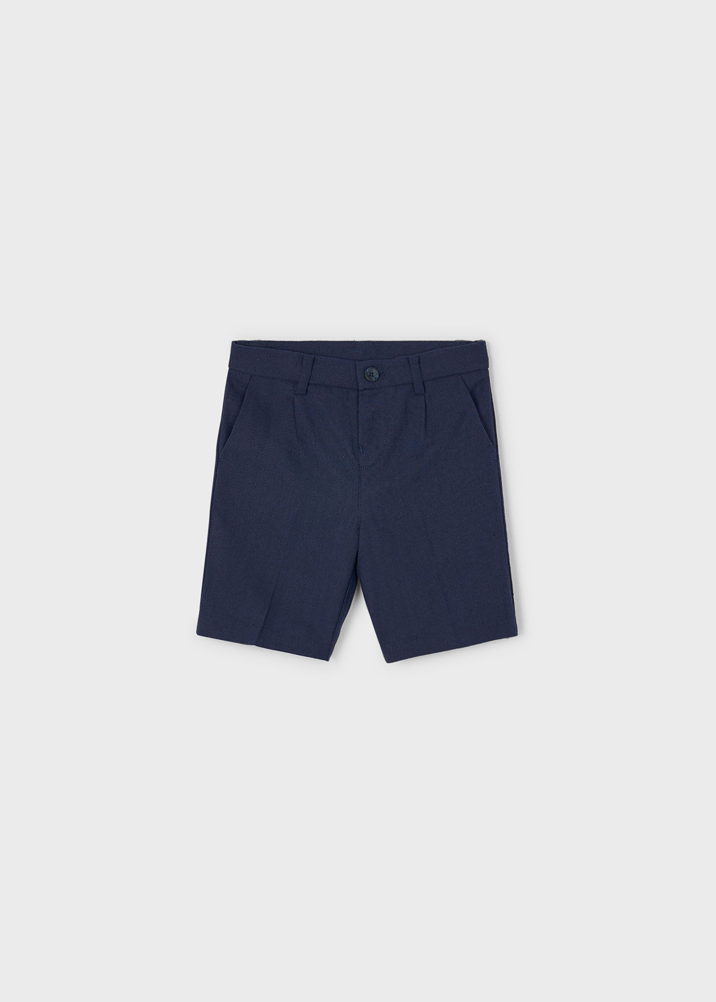 Boy Linen Dress Shorts Navy | Mayoral