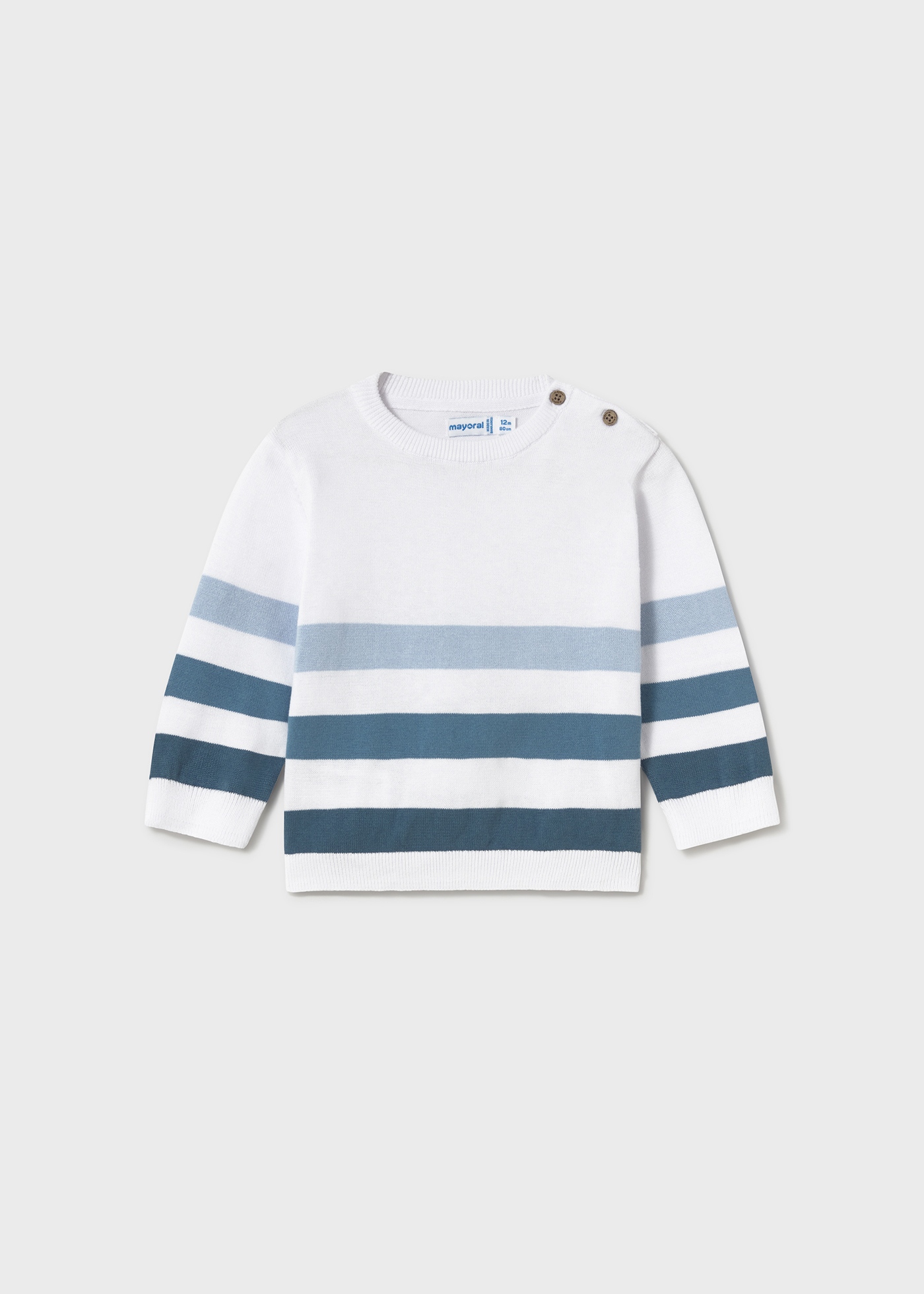 Nature Baby Grandpa Jumper - Bold Stripe Yellow