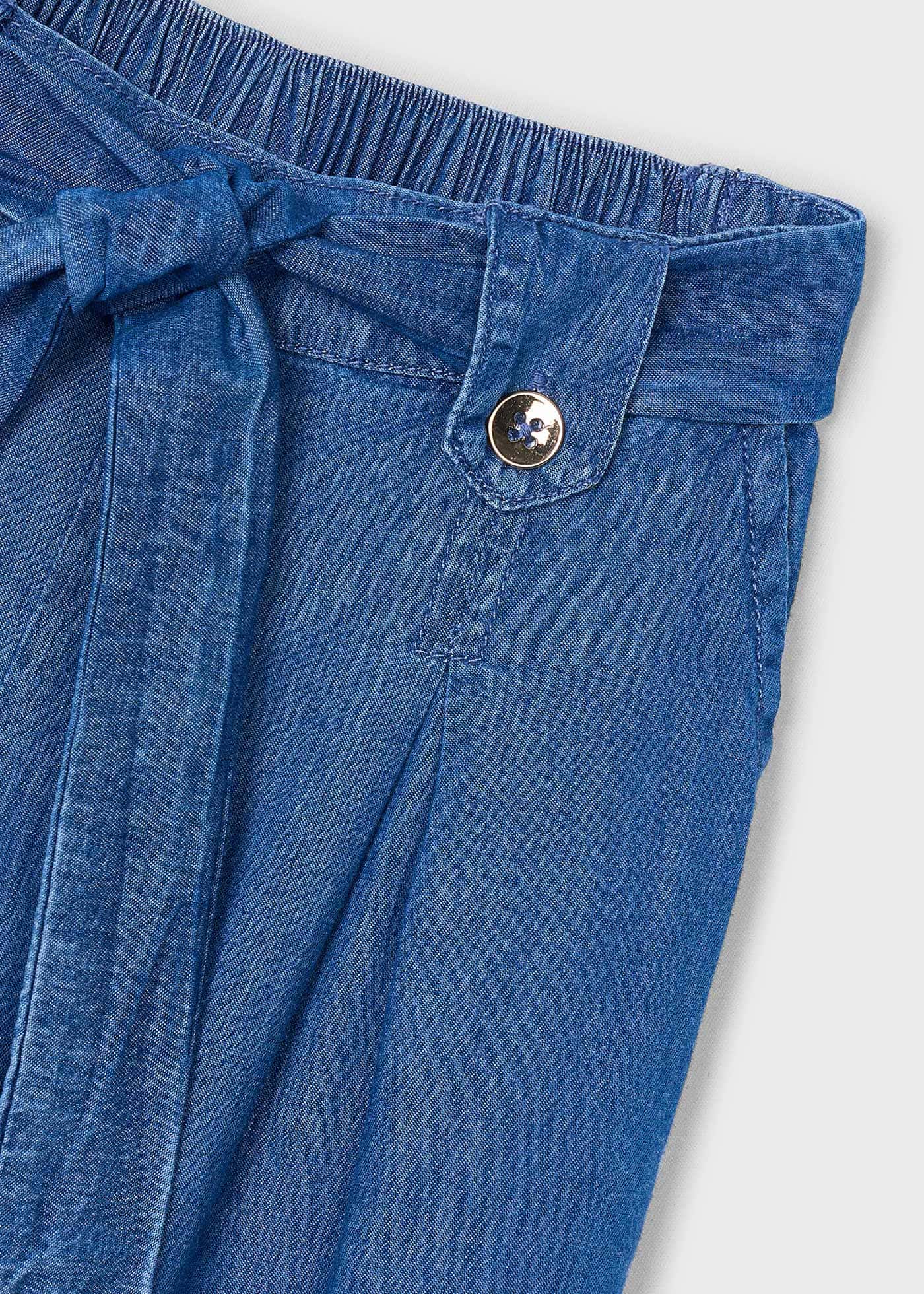 Jean Bota Pantalon Bombacho Mezclilla Pantalón Fluido Bombacho