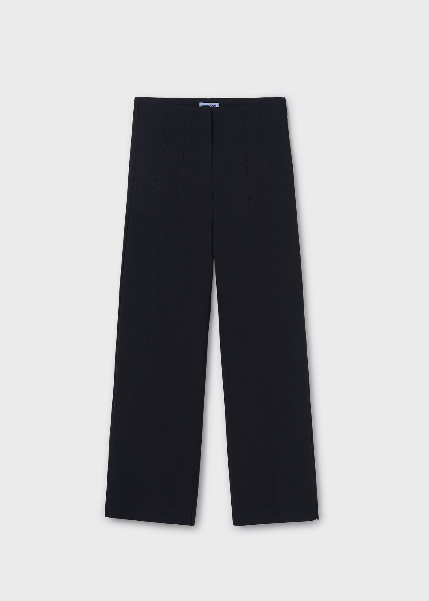 knee length dresses for ladies Women's Black, Flat Front, Dress Pants main image 0