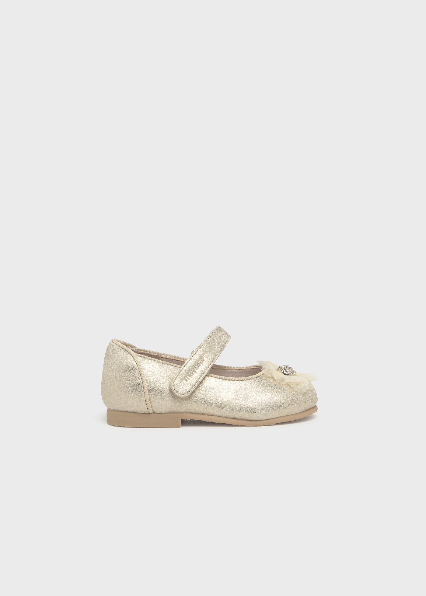 Baby Ceremony Mary Jane Shoes Gold | Mayoral