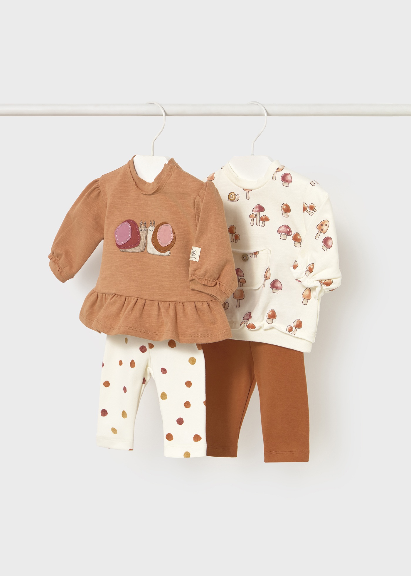 Completo Mayoral Con Leggings A Fiore Per Bambine E Ragazze - Collezione Primavera/Estate, Orchidea, Tessuto Di Qualità