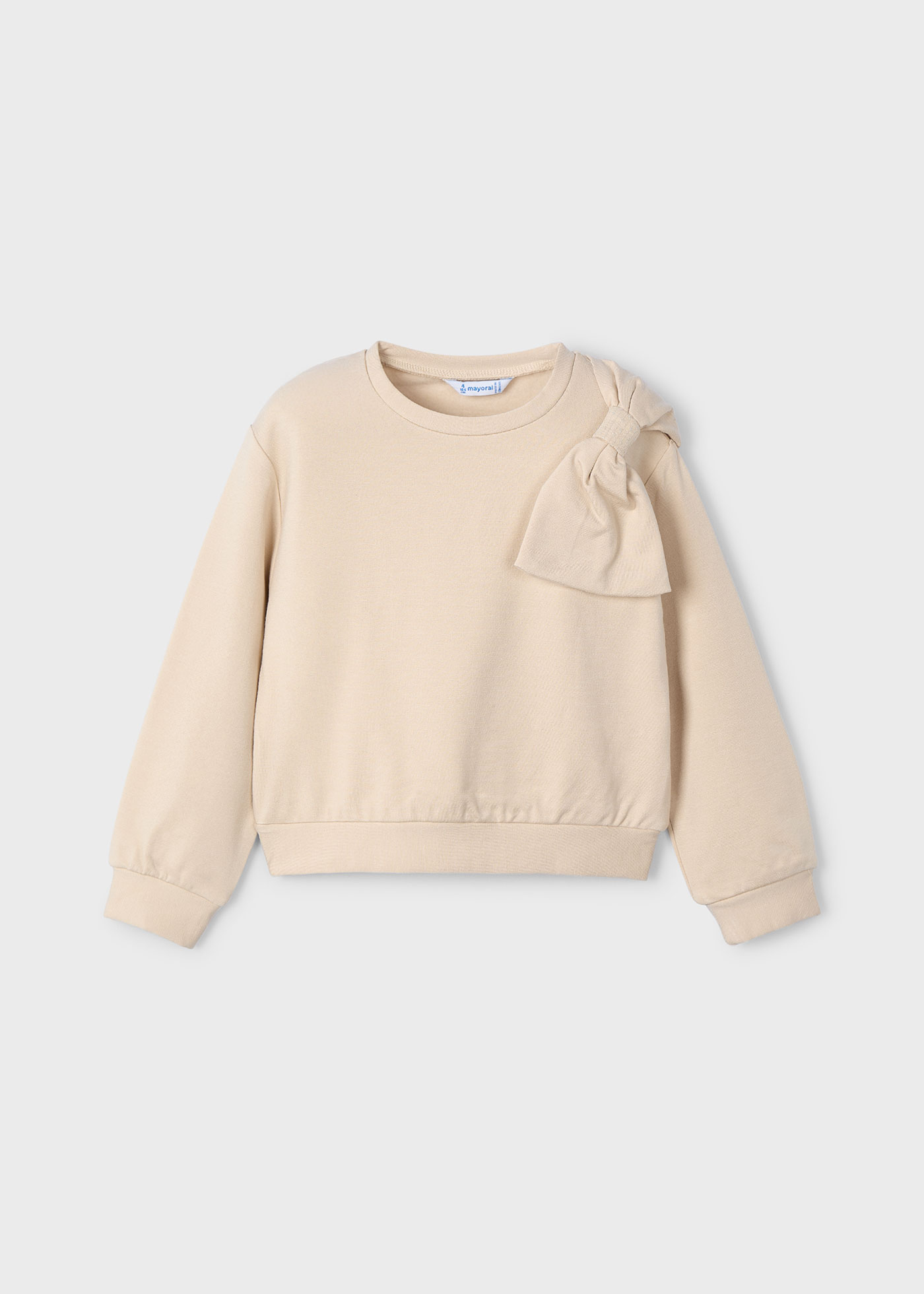 Vestito Felpa Con Cappuccio Mayoral Per Bambina – Colore Sabbia, Modello 15-04928-062, Autunno-Inverno