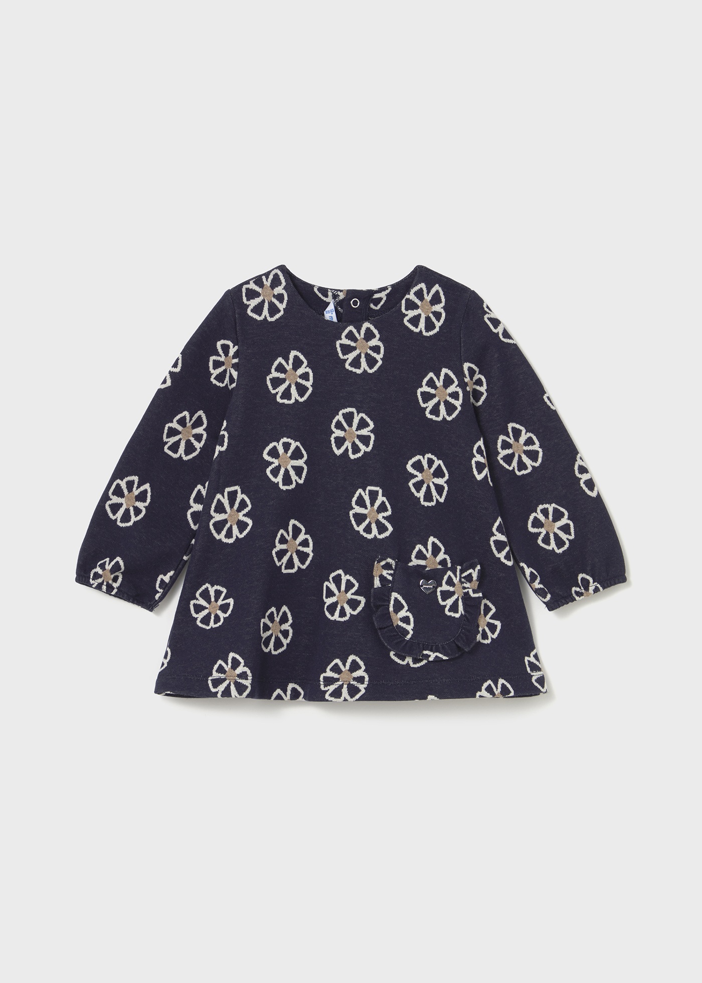 Mayoral Baby Sweater with Jacquard Pattern