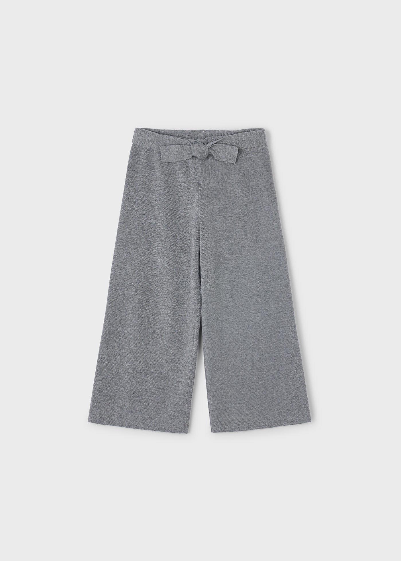 Silky Knit Pull-On Culotte Pants main image 0