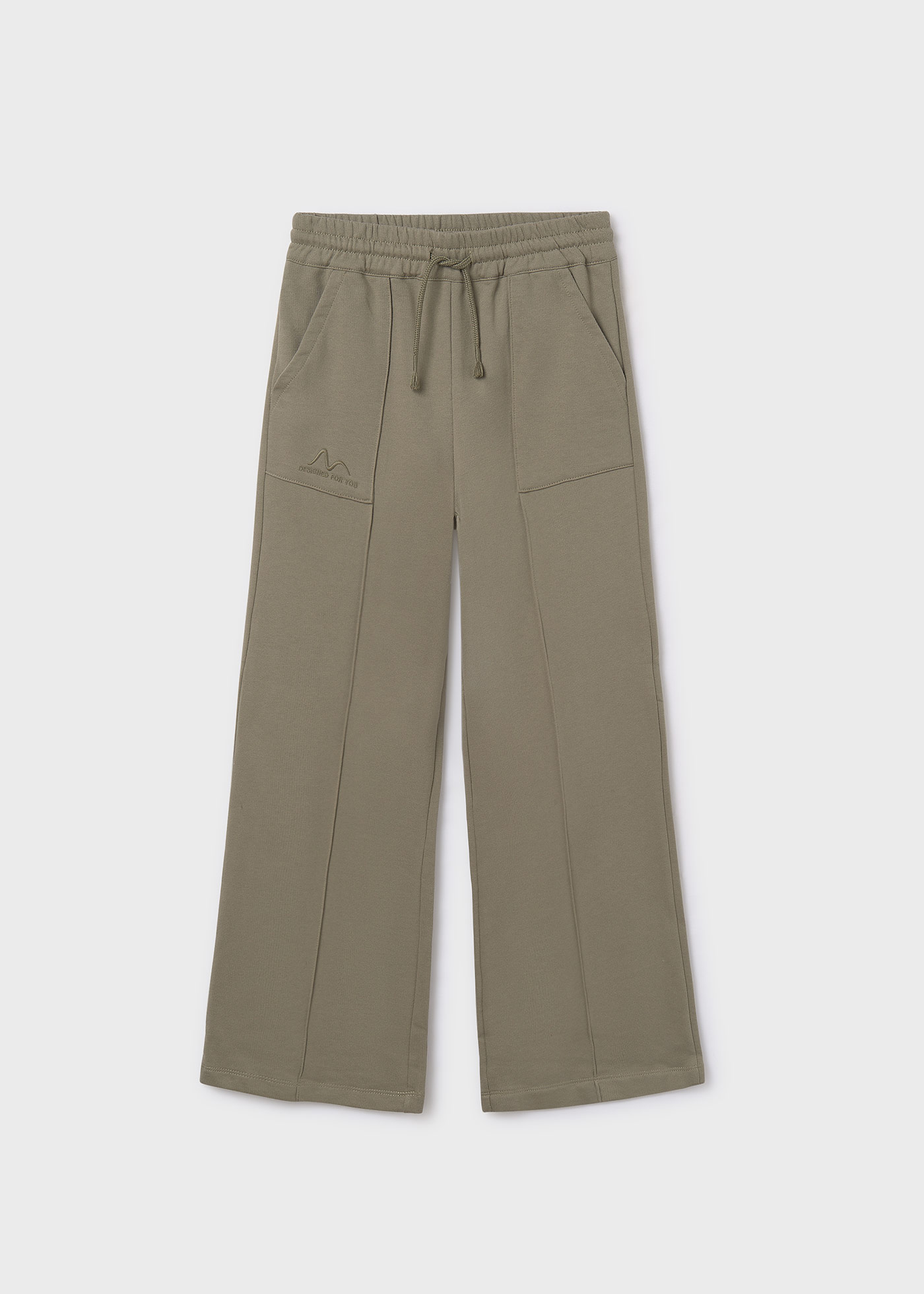 パンツ 24-003 jichoicomfort Flared LayeredPants Girl Flare Pants Olive | Mayoral ®